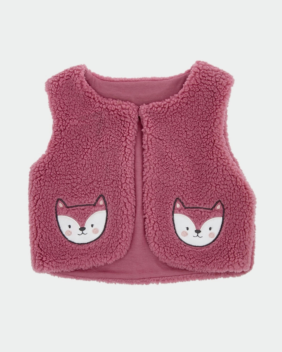 Borg Gilet And Dress Set (6 months-4 years)