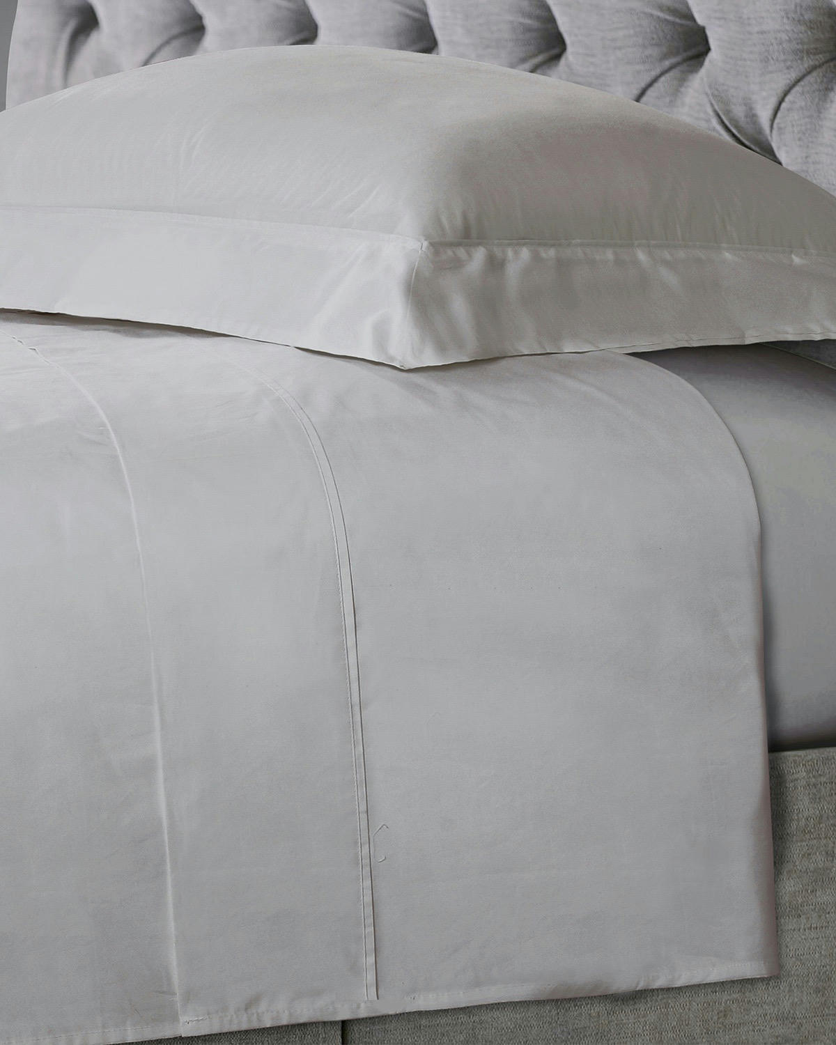 Francis Brennan the Collection Extra Deep Grey Fitted Sheet