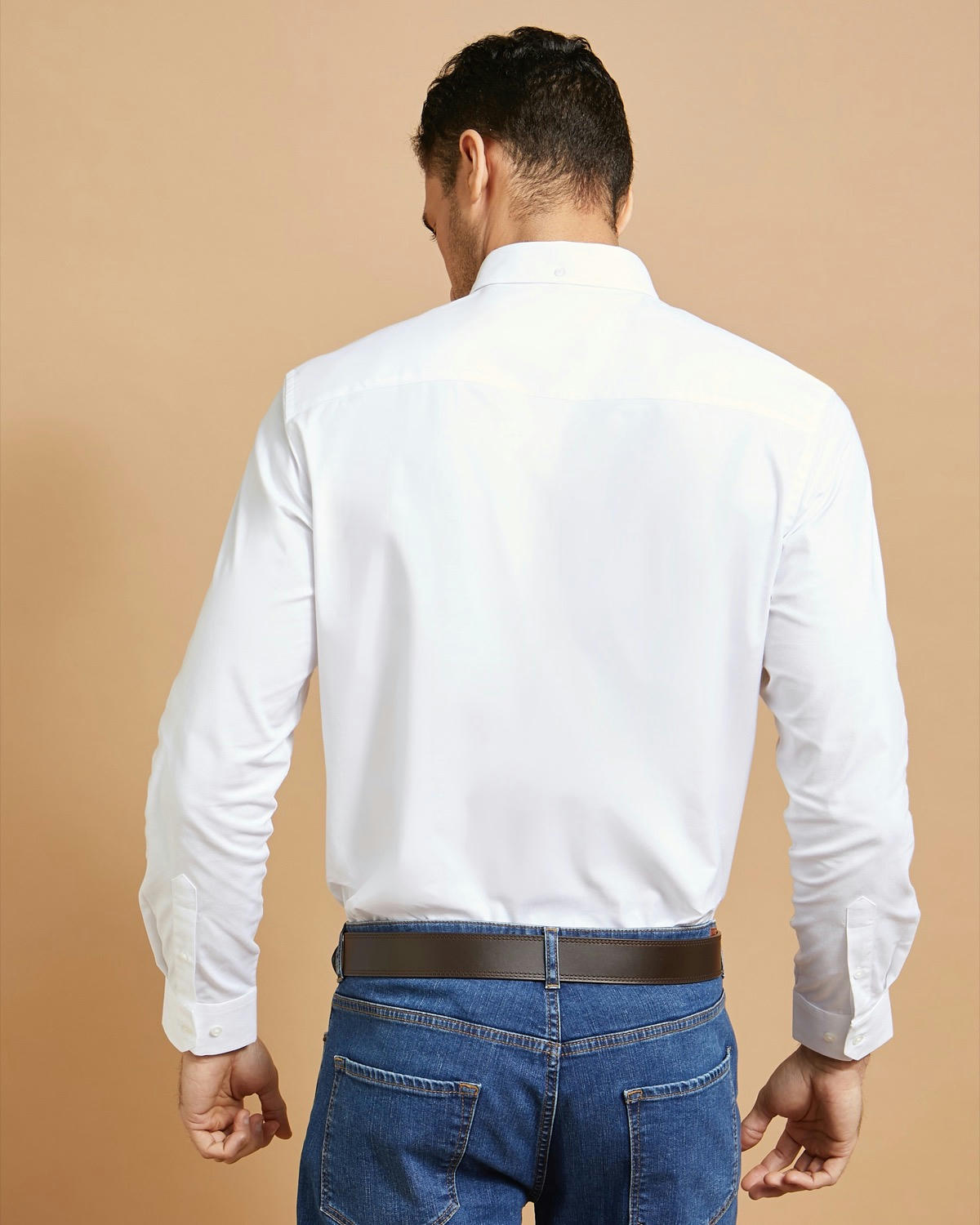 Paul Costelloe Living Regular Fit Stretch Oxford Shirt