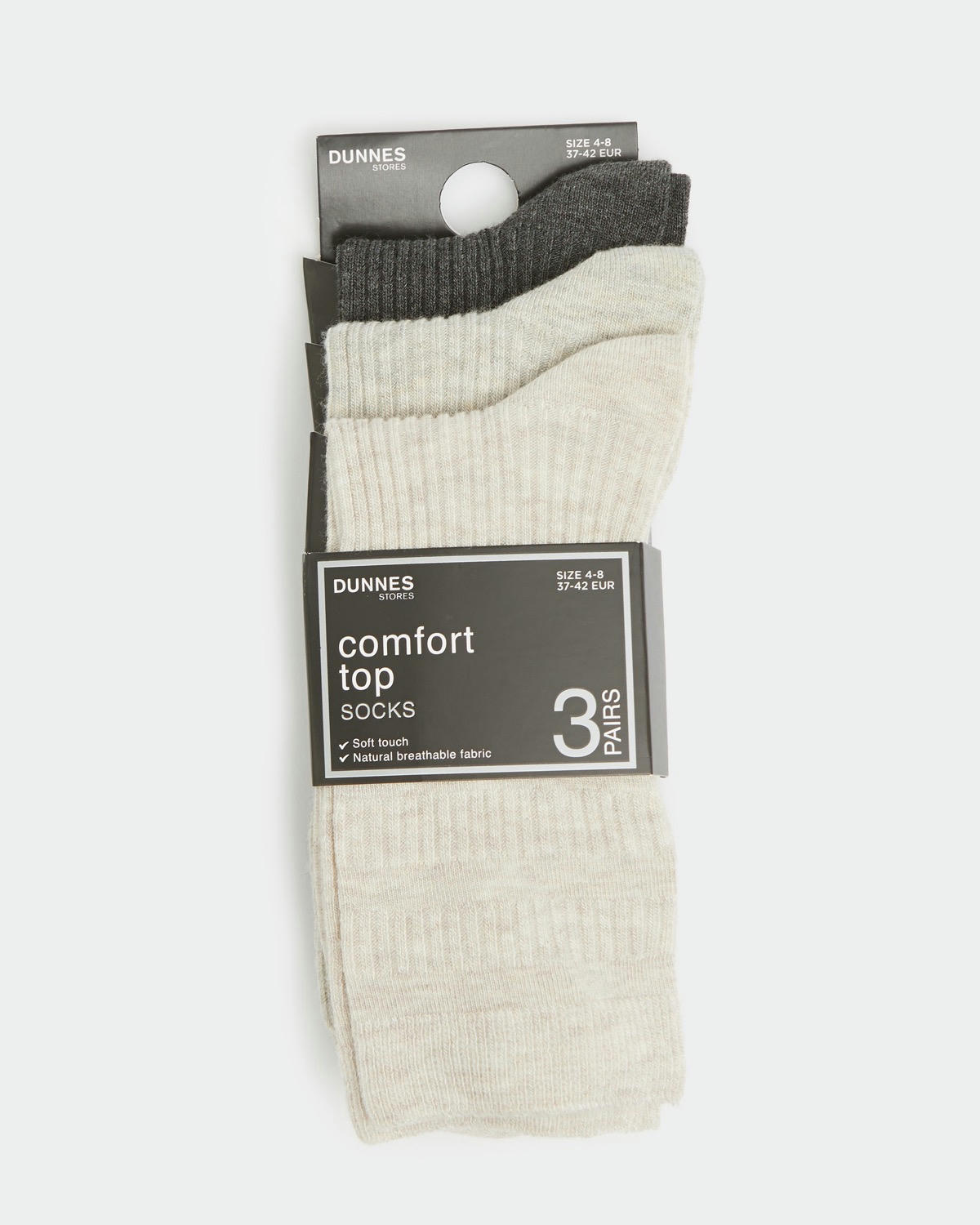 Bamboo Comfort Top Sock - Pack Of 3
