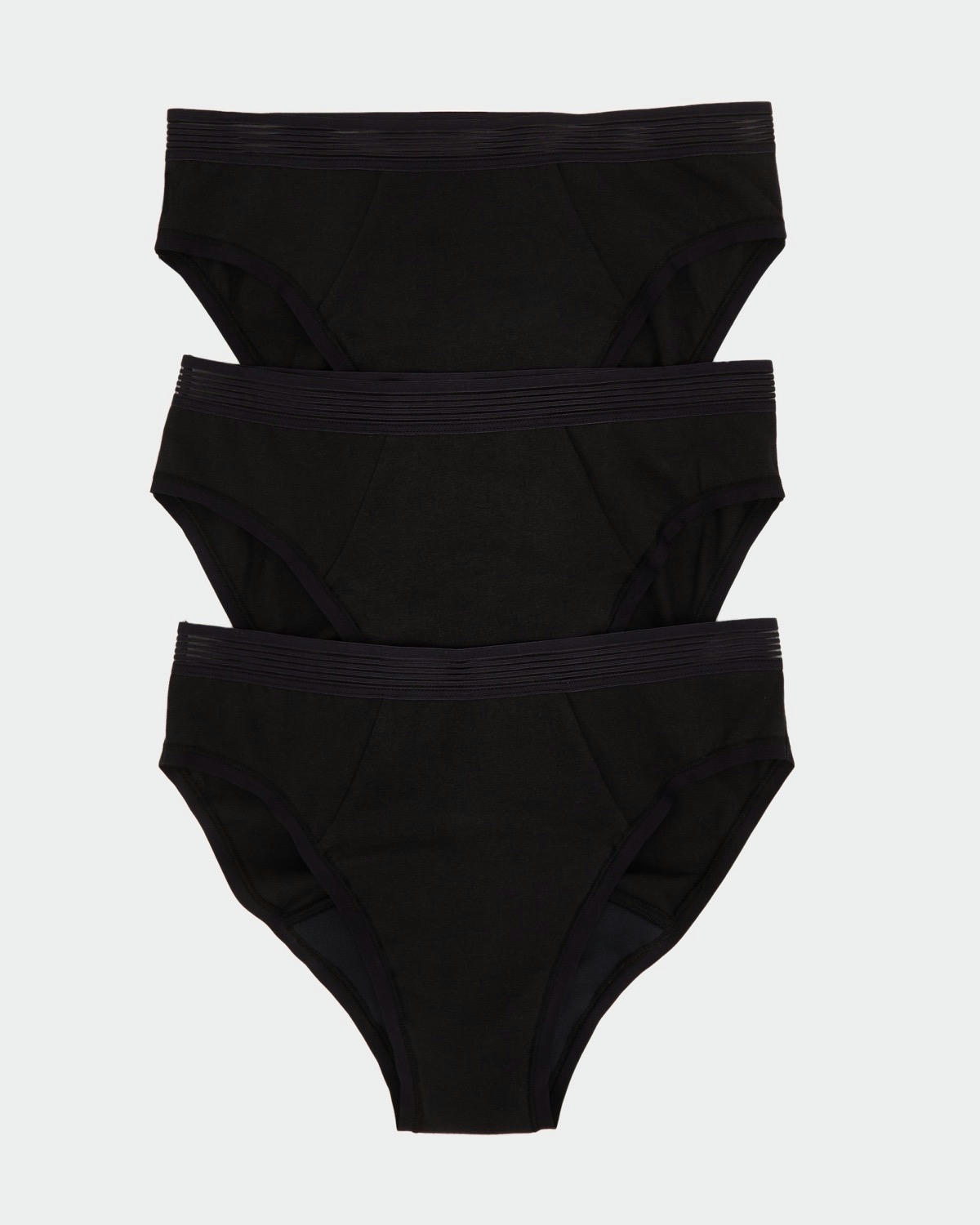 Heavy Absorbency Hi Leg Briefs - Pack Of 3