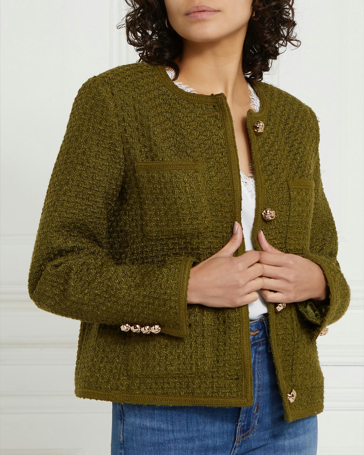 Gallery Bouclé Buttoned Jacket