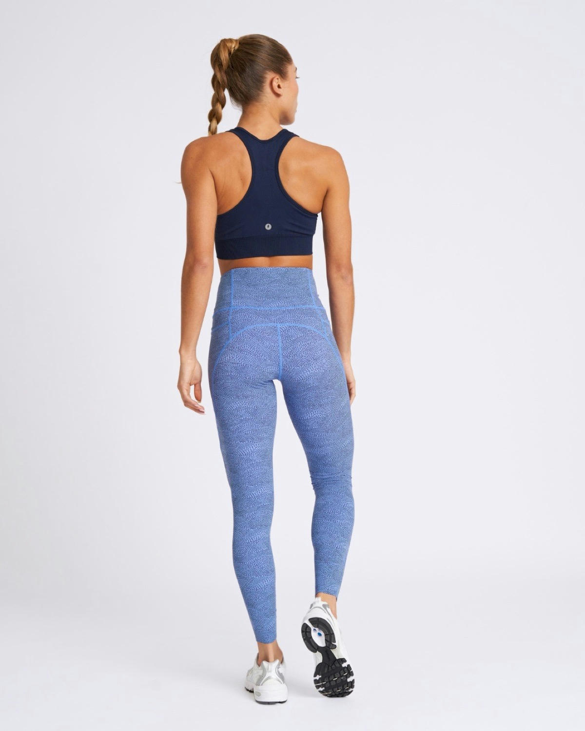 Powercut Sculpt High-Waisted Cornflower Print Leggings