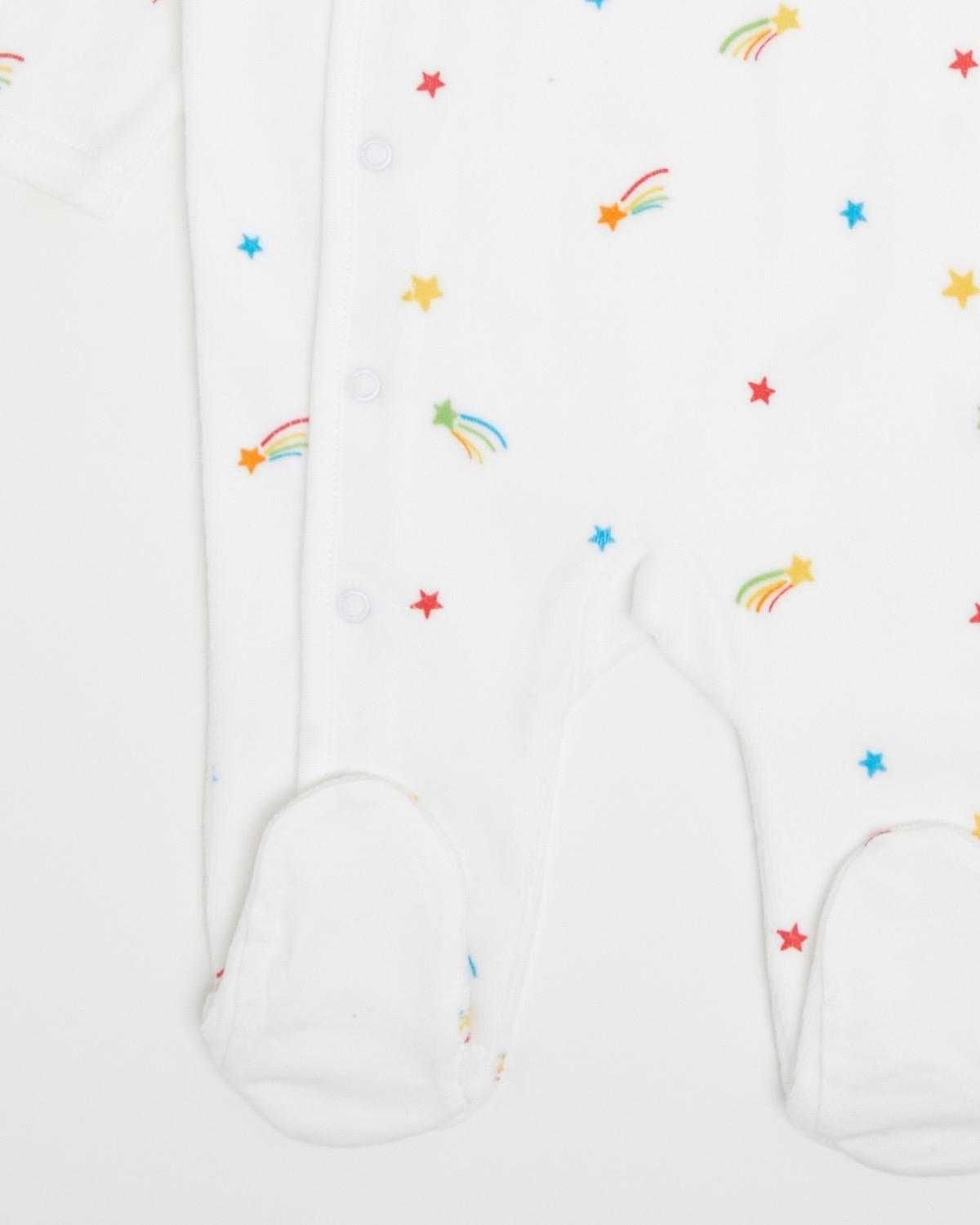 Cotton Rich Velour Sleepsuit (Newborn-9 months)