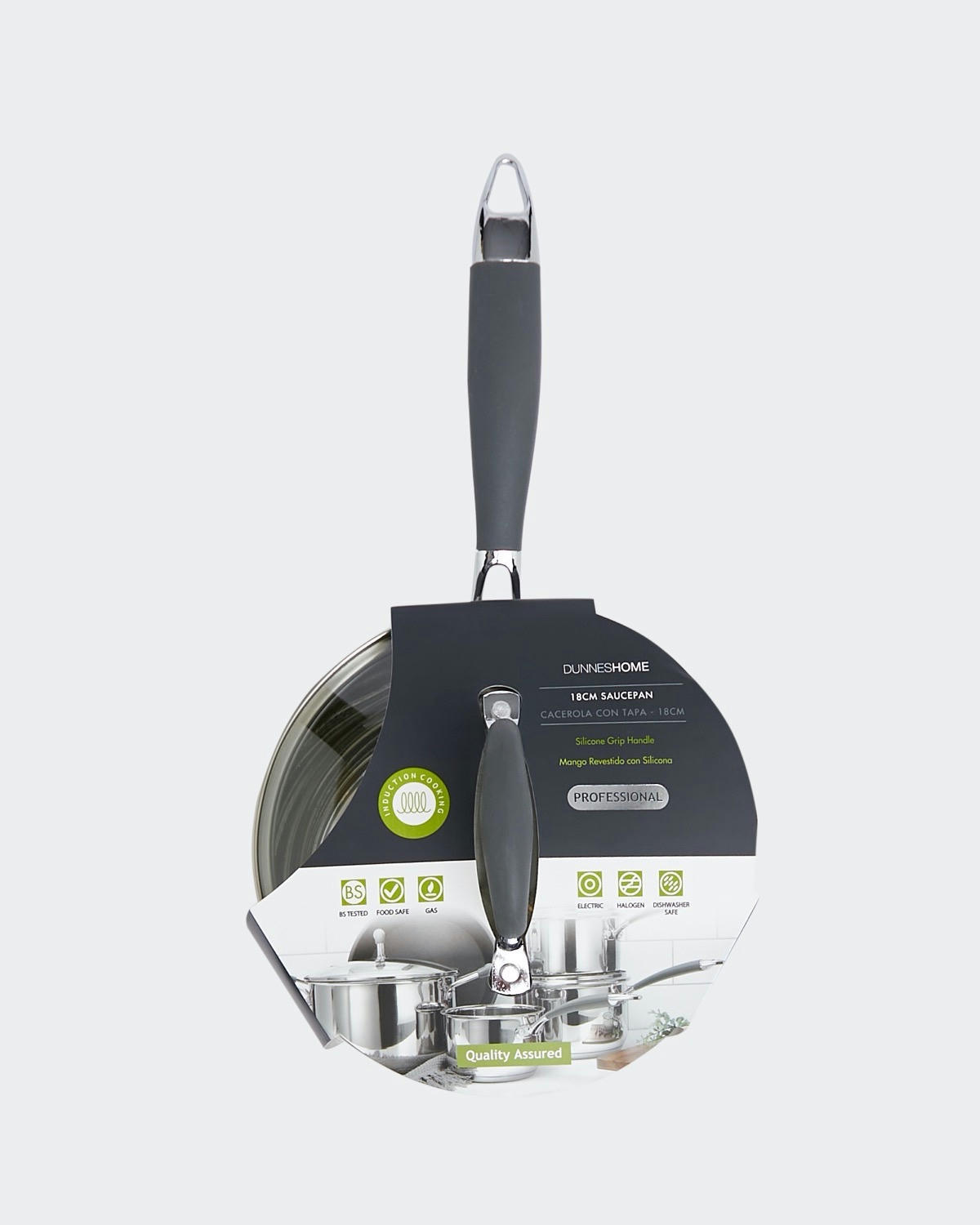 18cm Stainless Steel Saucepan