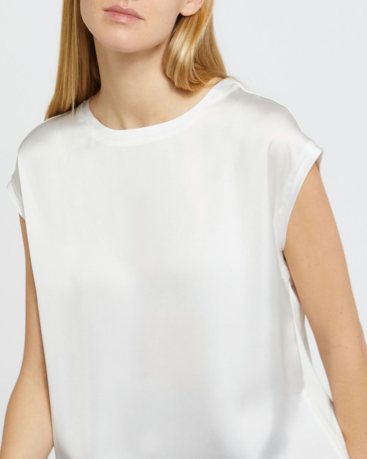 Woven Front Top