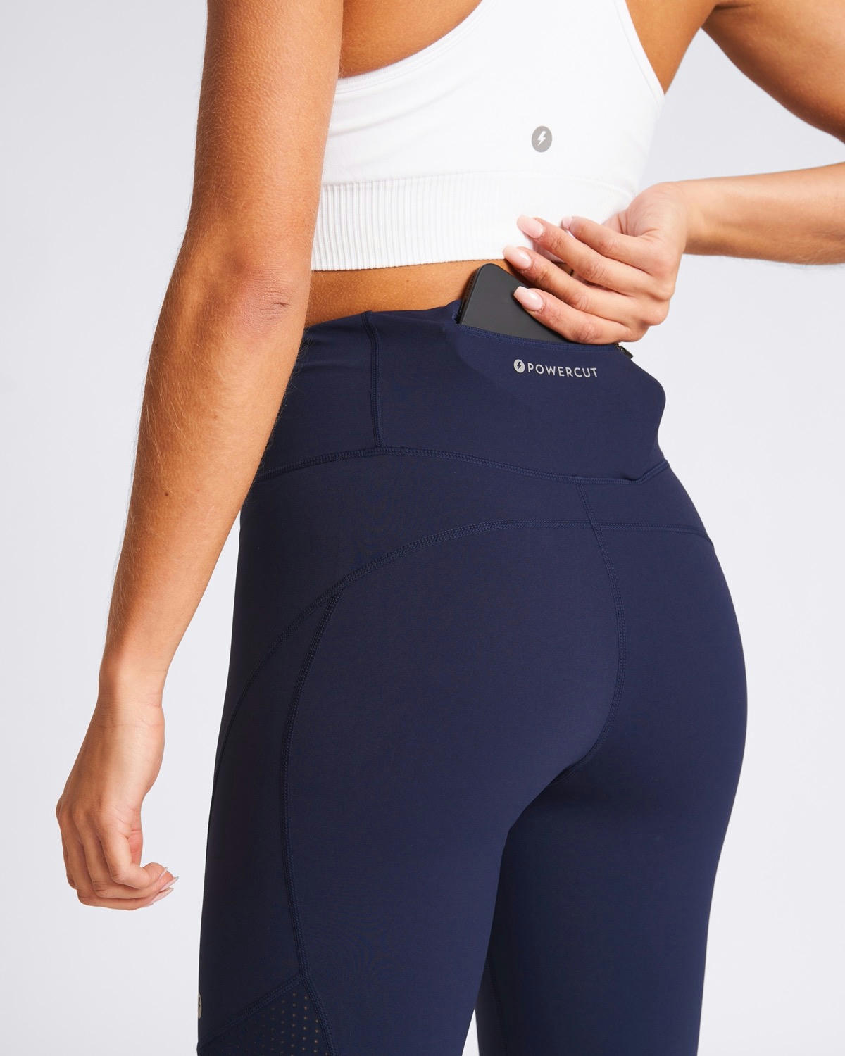 Powercut RUNSeries Pace Running Leggings In Navy