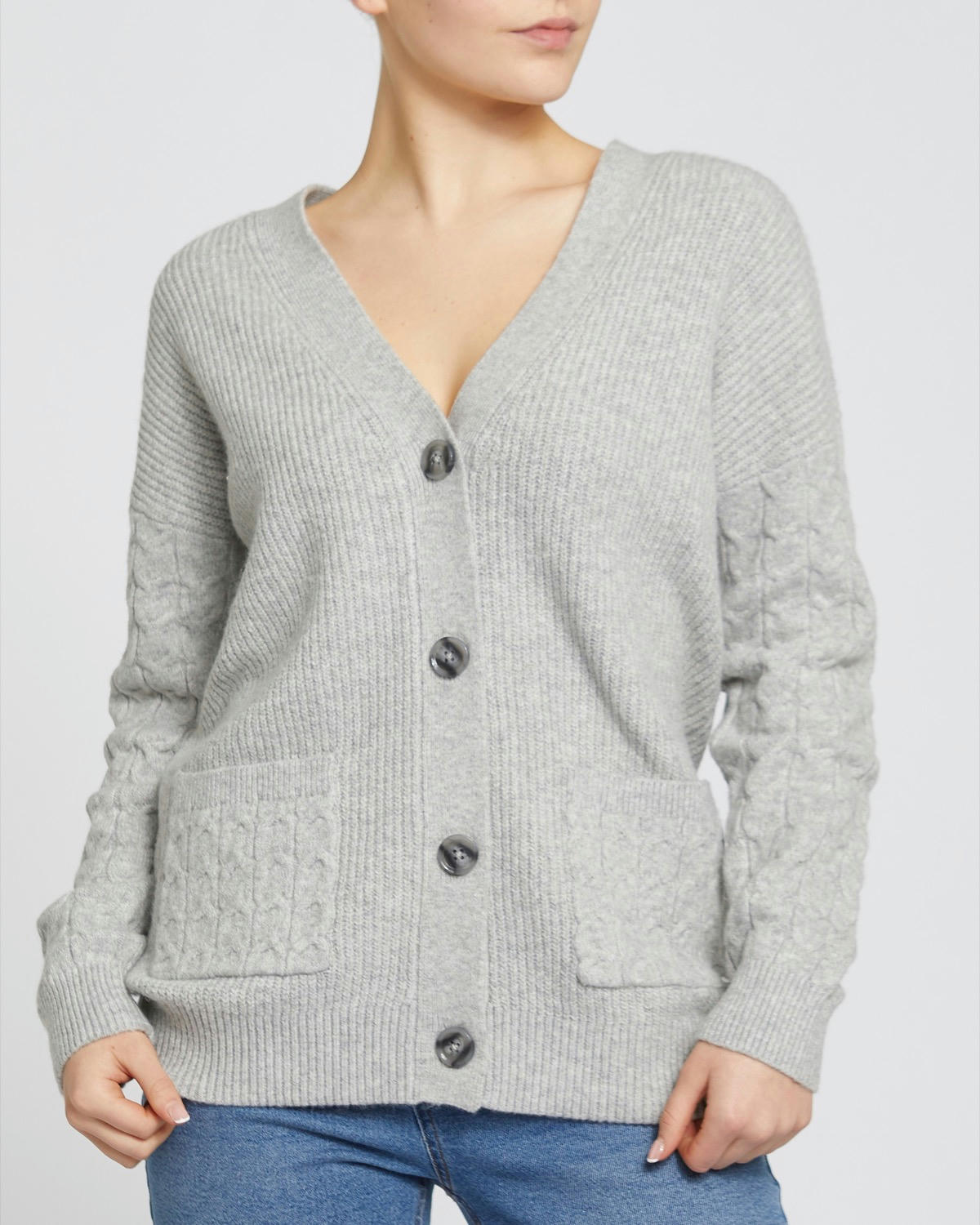 Cable Pocket Cardigan