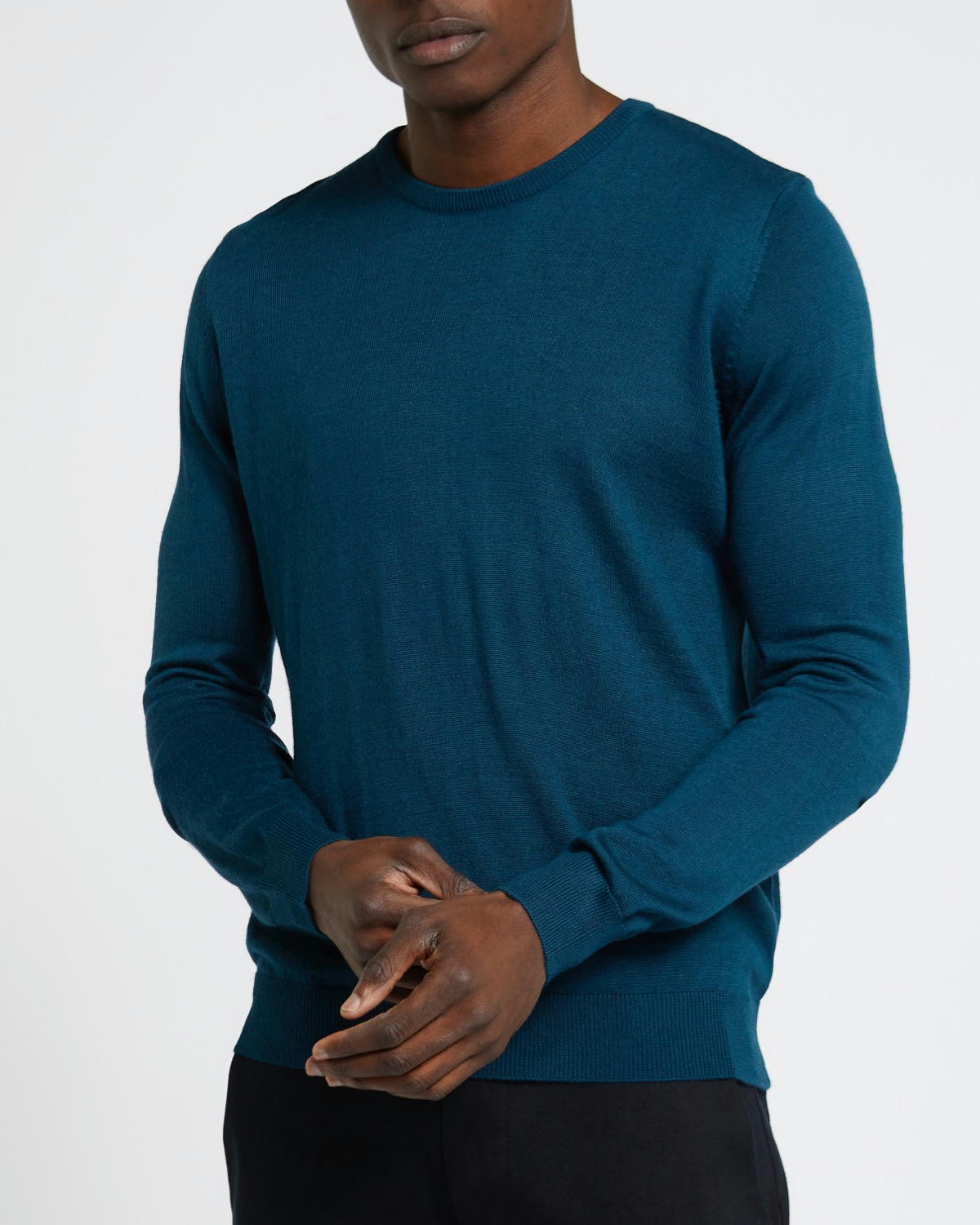 Merino Blend Crew Neck Jumper