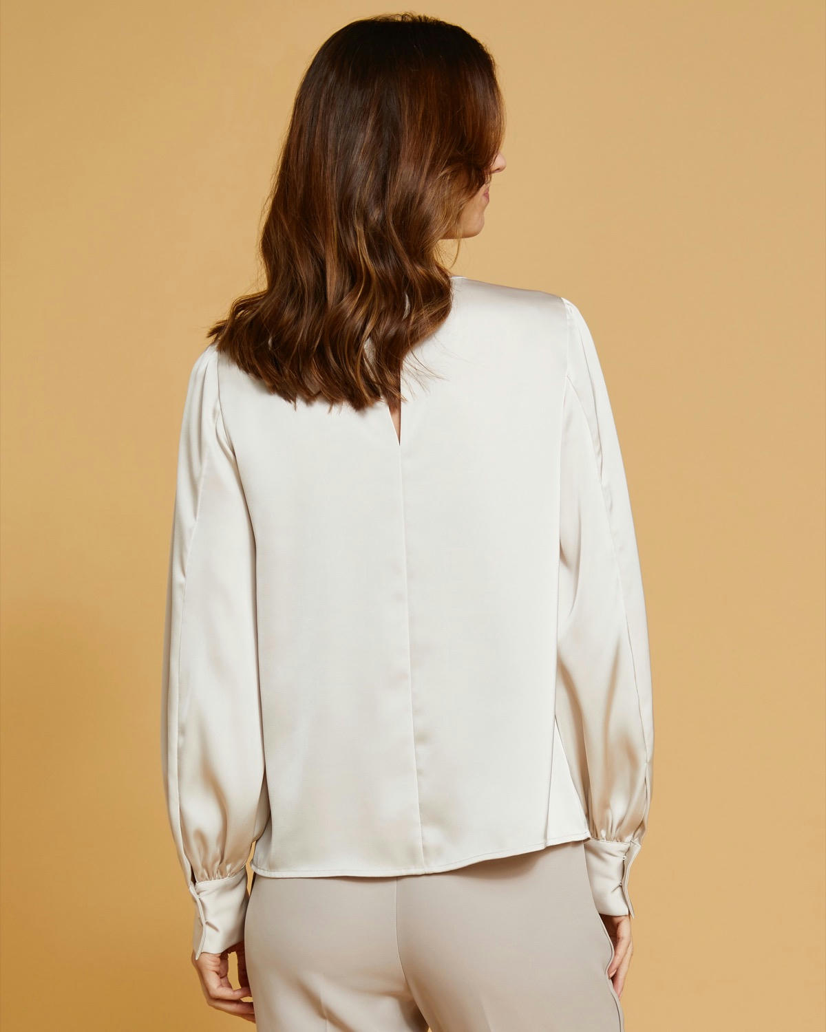 Paul Costelloe Living Studio Stone Sophia Long-Sleeved Top