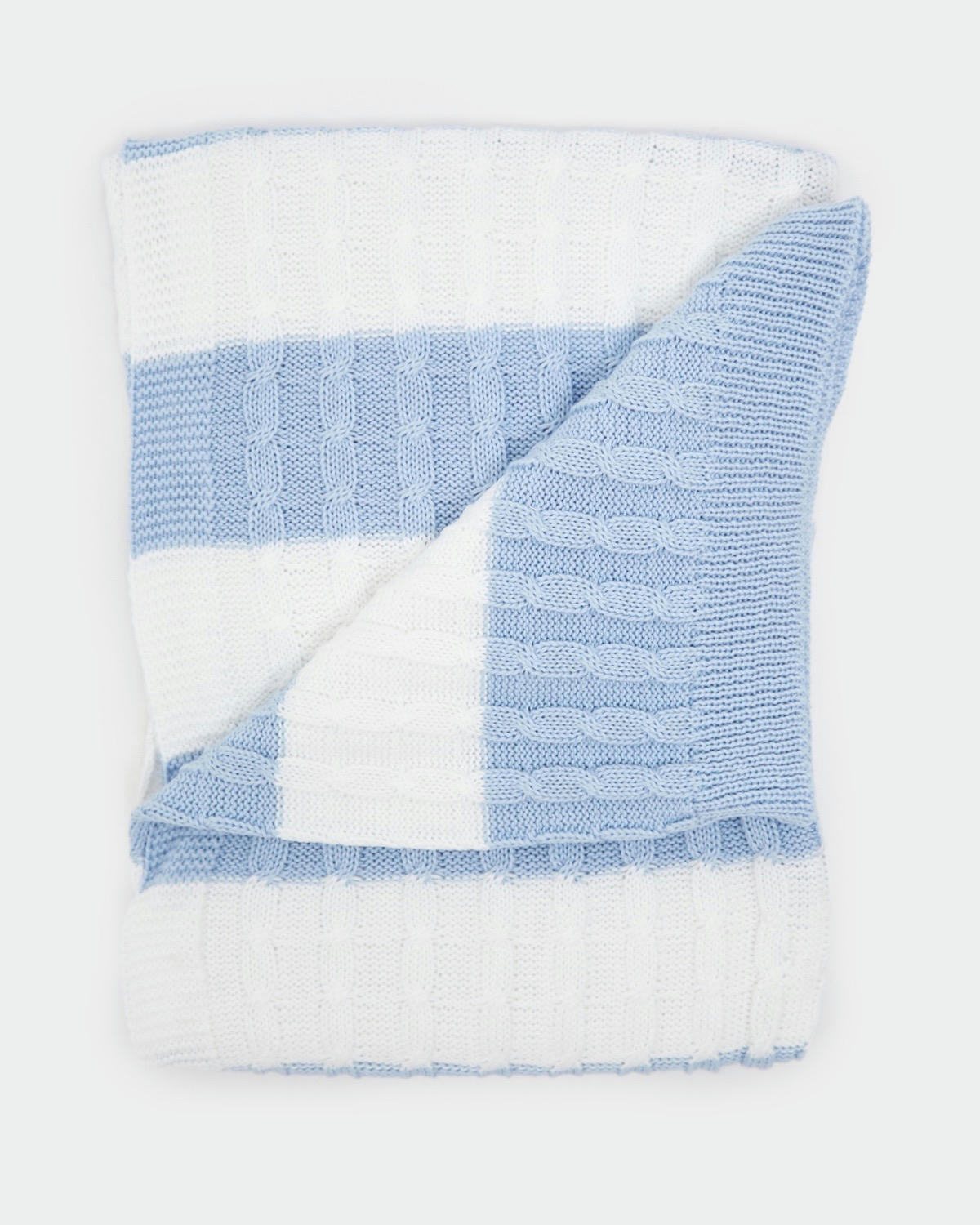 Stripe Knit Blanket