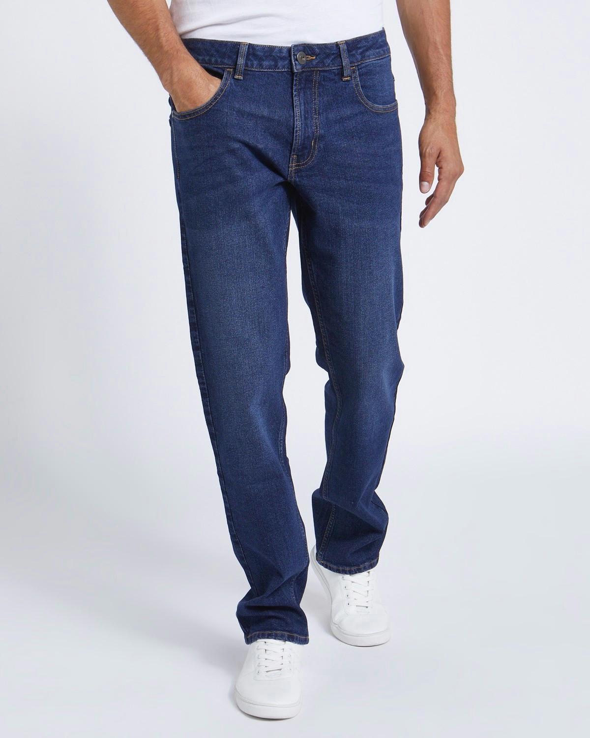 Straight Fit Stretch Jeans