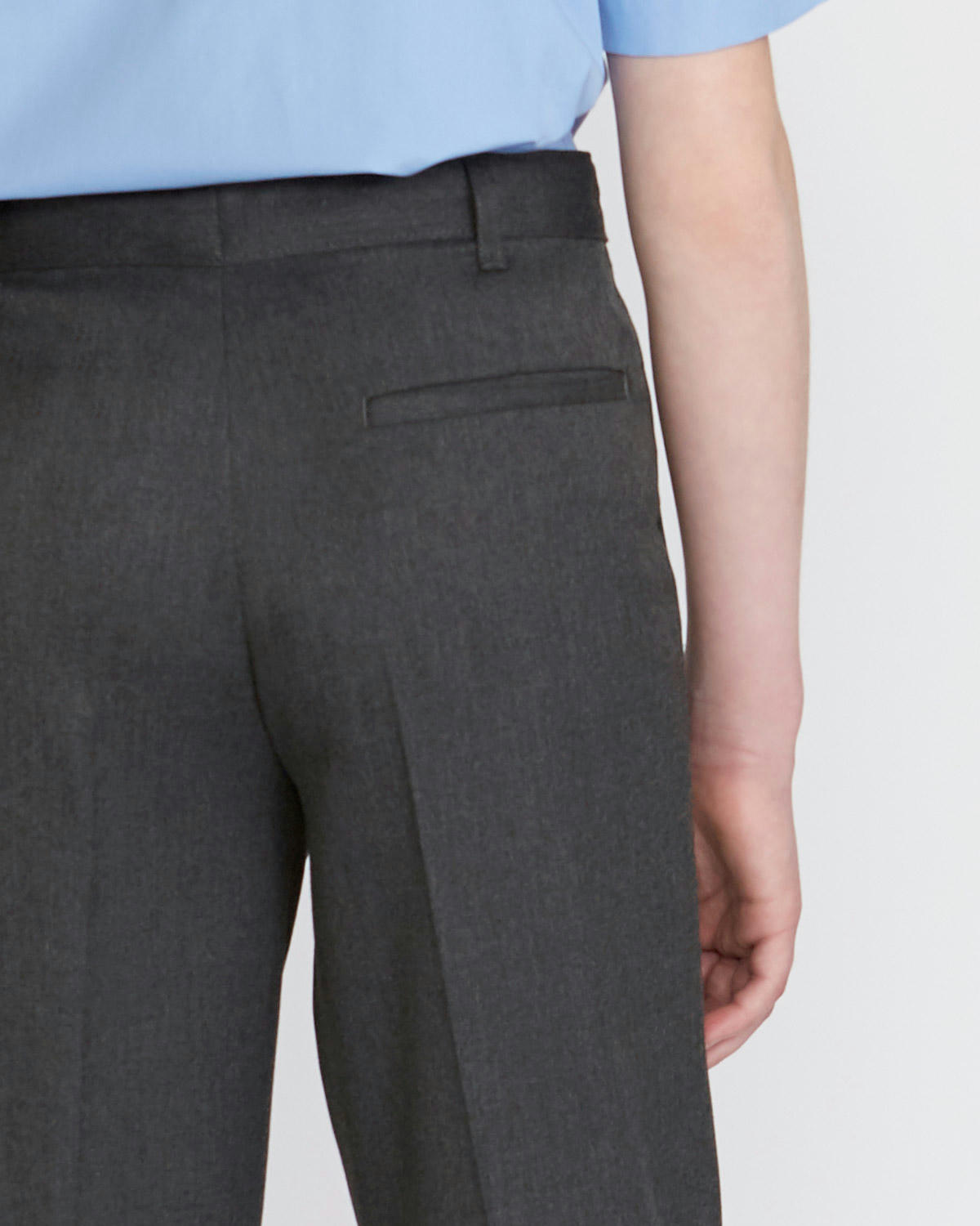 Boys' Stretch Regular Leg Trousers (3-17 years)