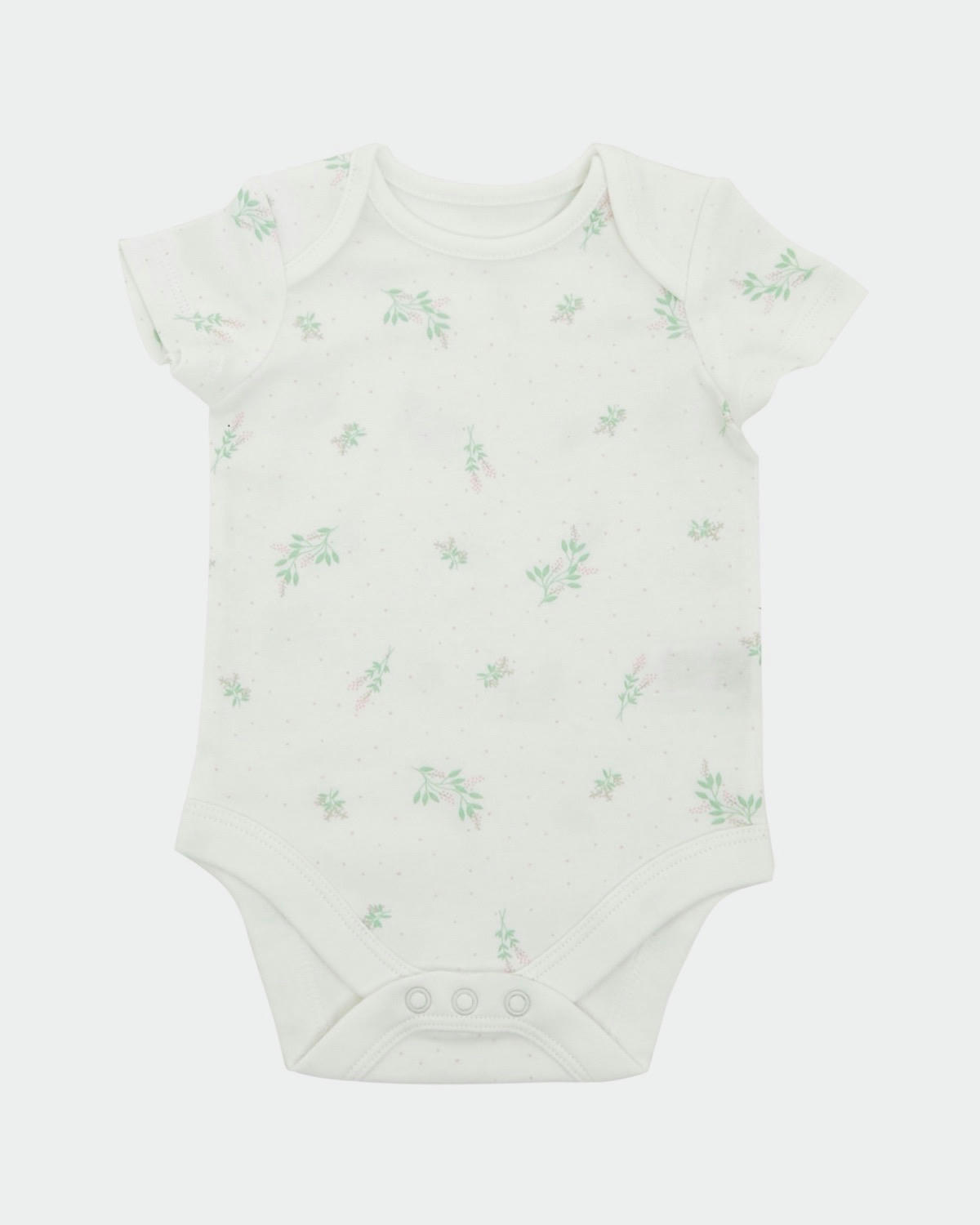 Cotton Short-Sleeved Bodysuits - Pack Of 5 (Newborn-3 Years)