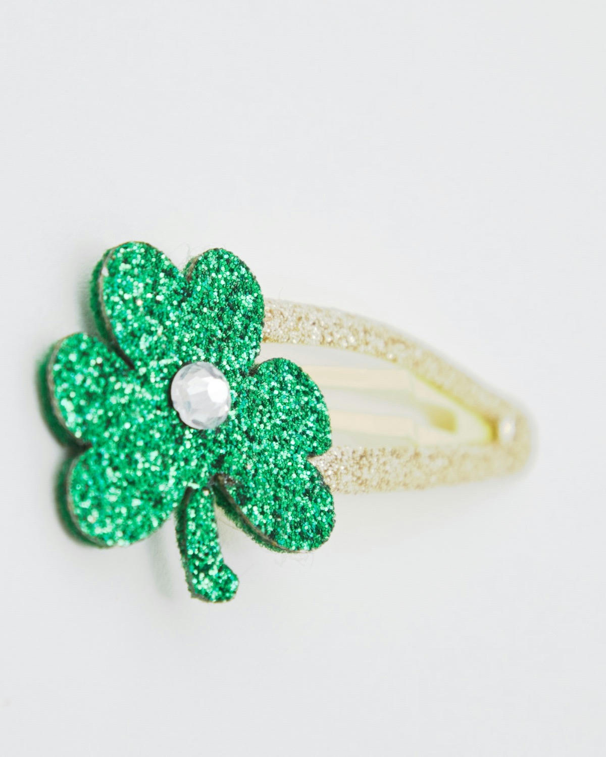 Green Snap Hair Clips (Pack Of 6)