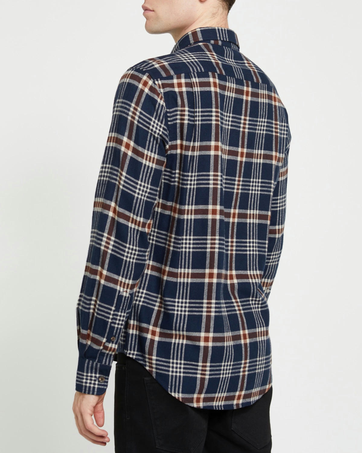 Regular Fit Brushed Check Shirt