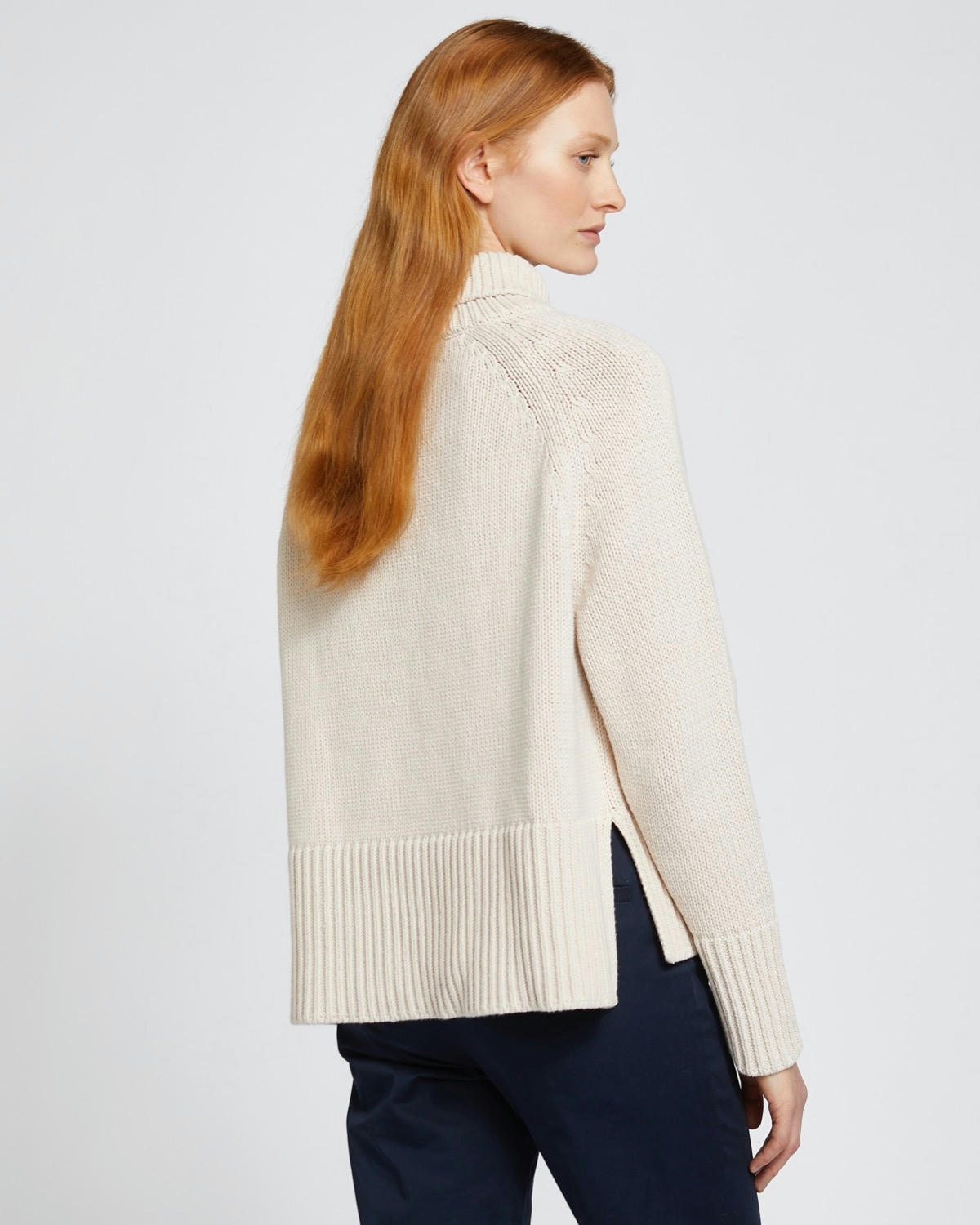 Carolyn Donnelly The Edit Cable Front Polo Neck Jumper