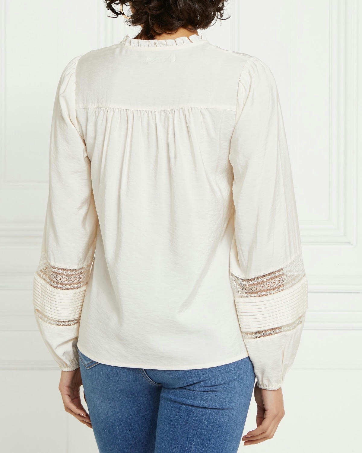 Gallery Embroidered Lace Blouse