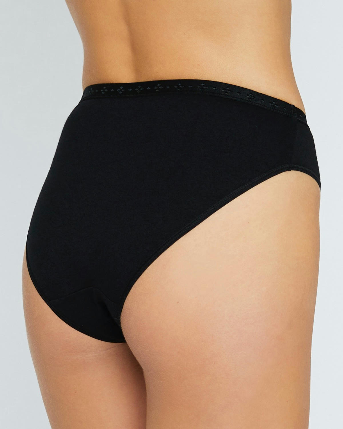 Cotton Rich High Leg Knickers - Pack Of 3