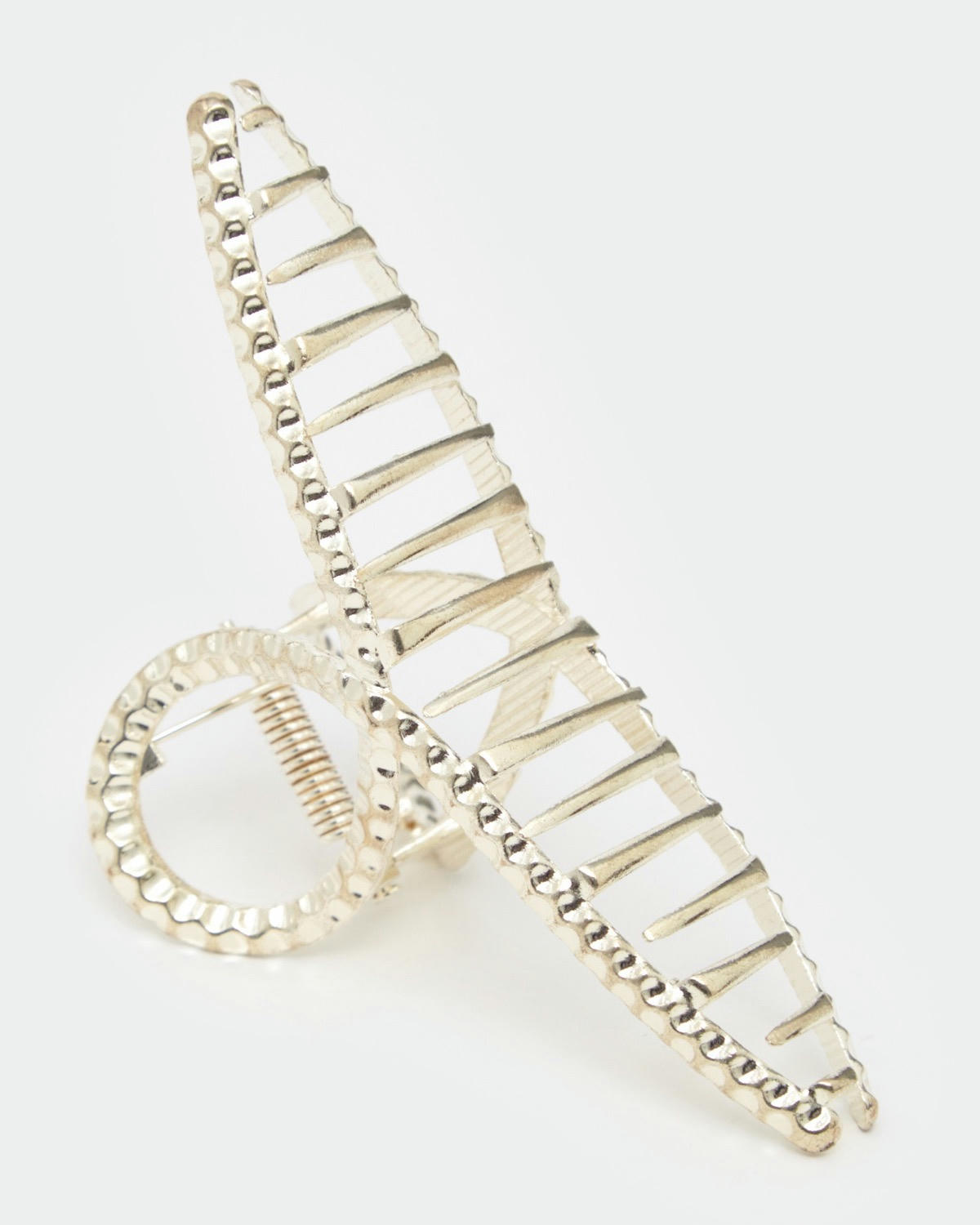 2Pk Gold Tort Claw Clip