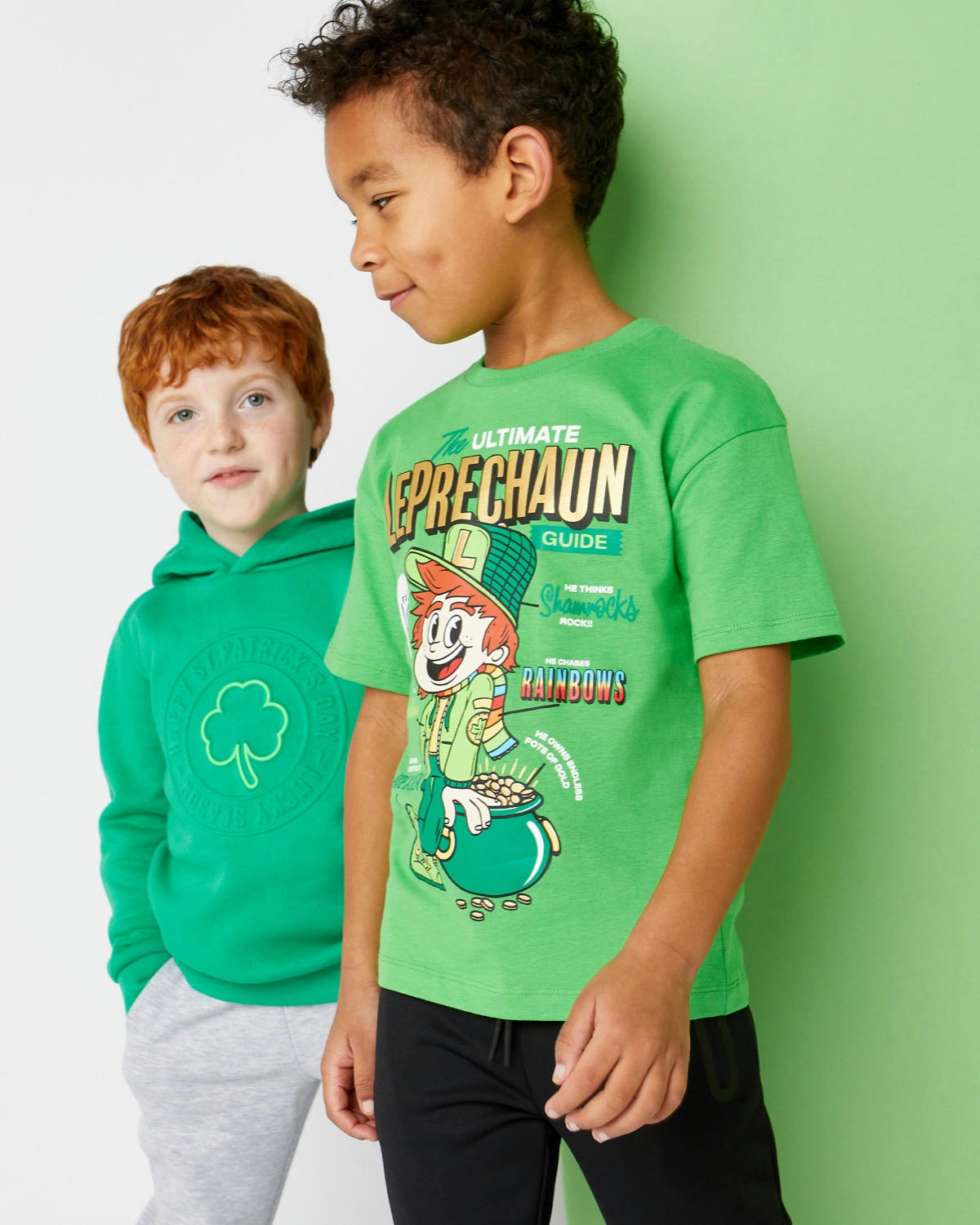 St Patrick's Day Leprechaun T-Shirt (3-14 Years)