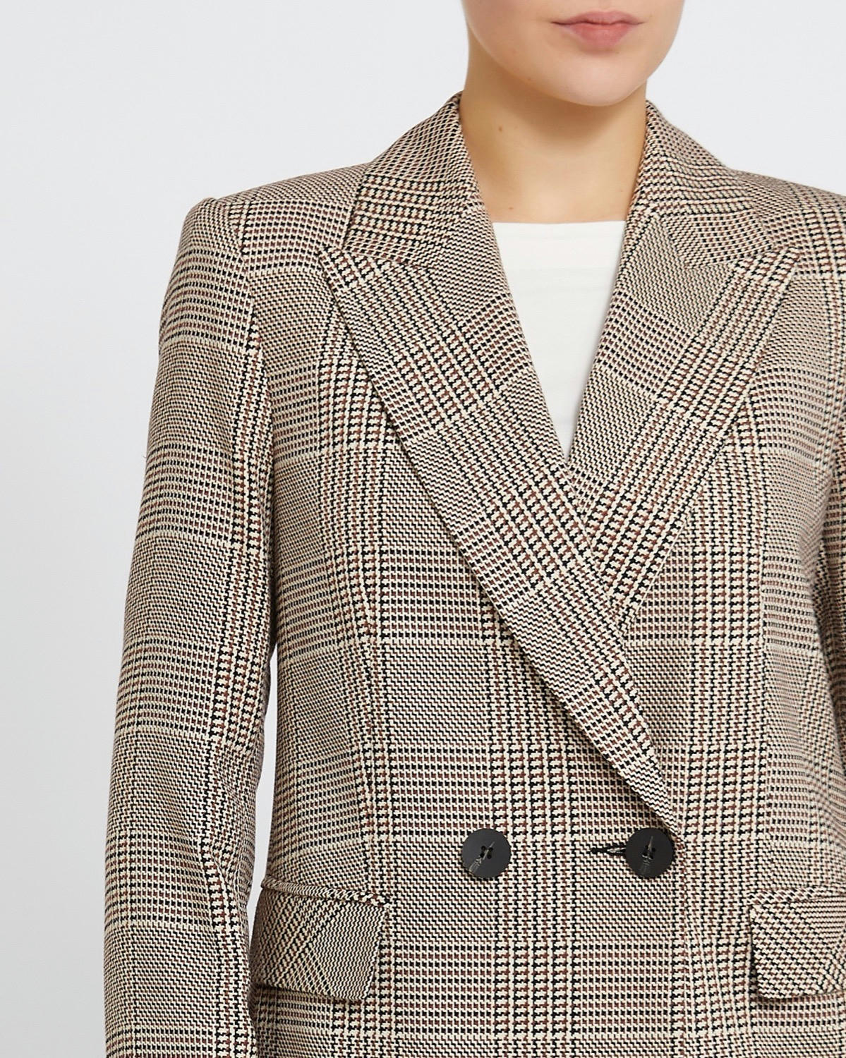 Check Single Breasted Blazer