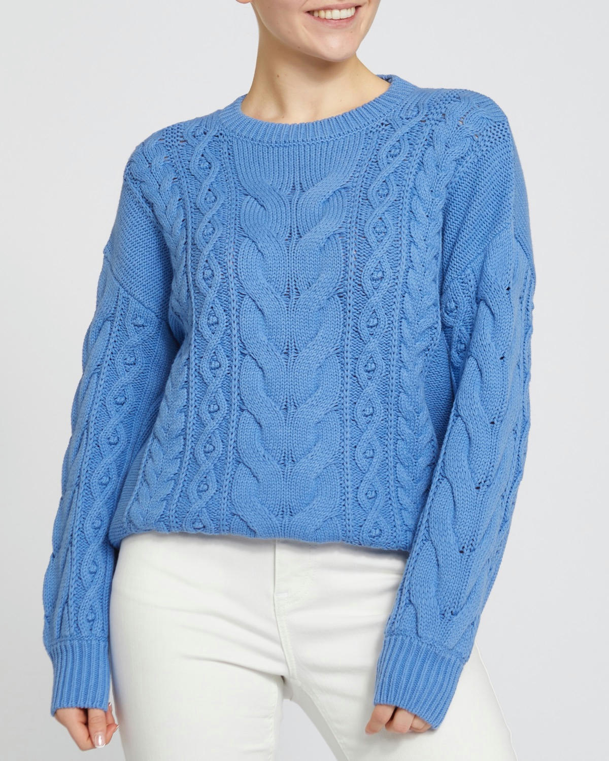 Cable Crew Neck Jumper