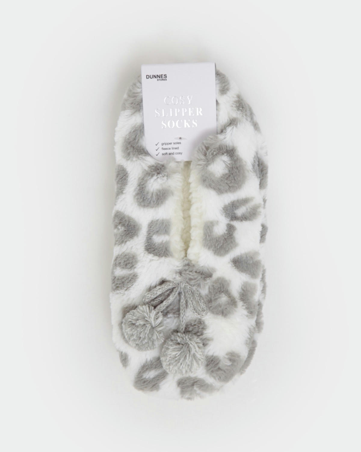Fur Ballerina Slipper Sock