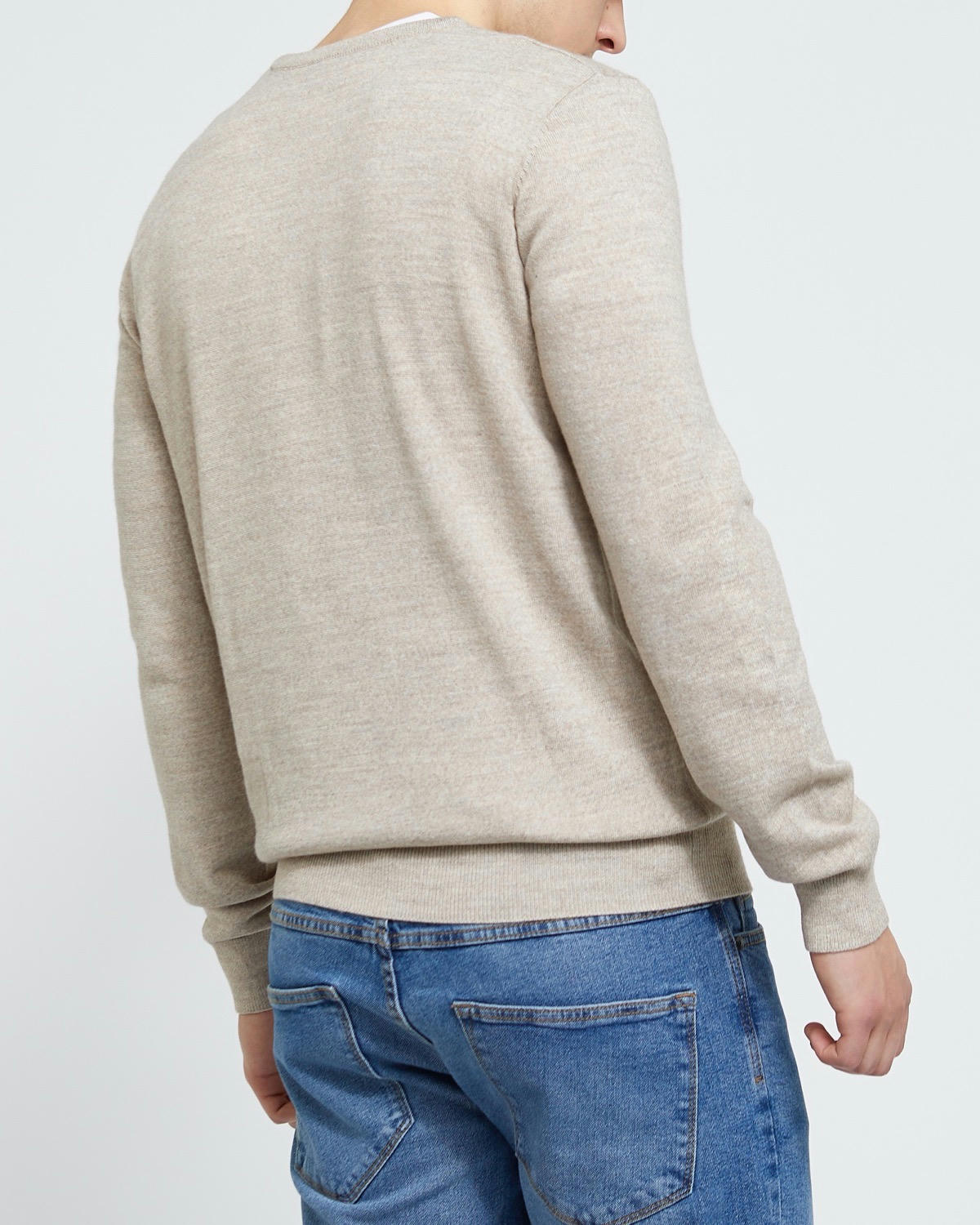 Merino Blend Crew Neck Jumper