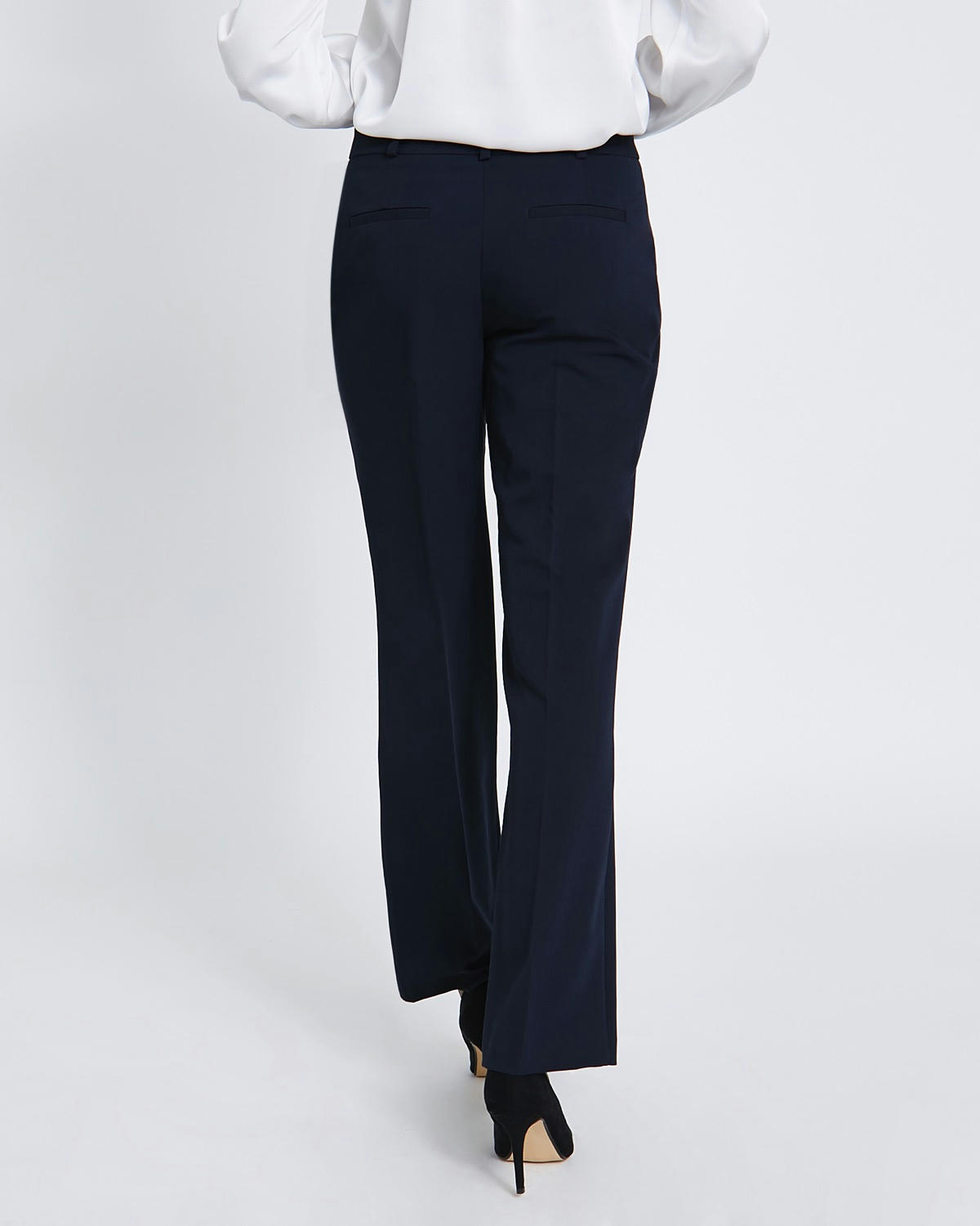 Zip Bootcut Trousers