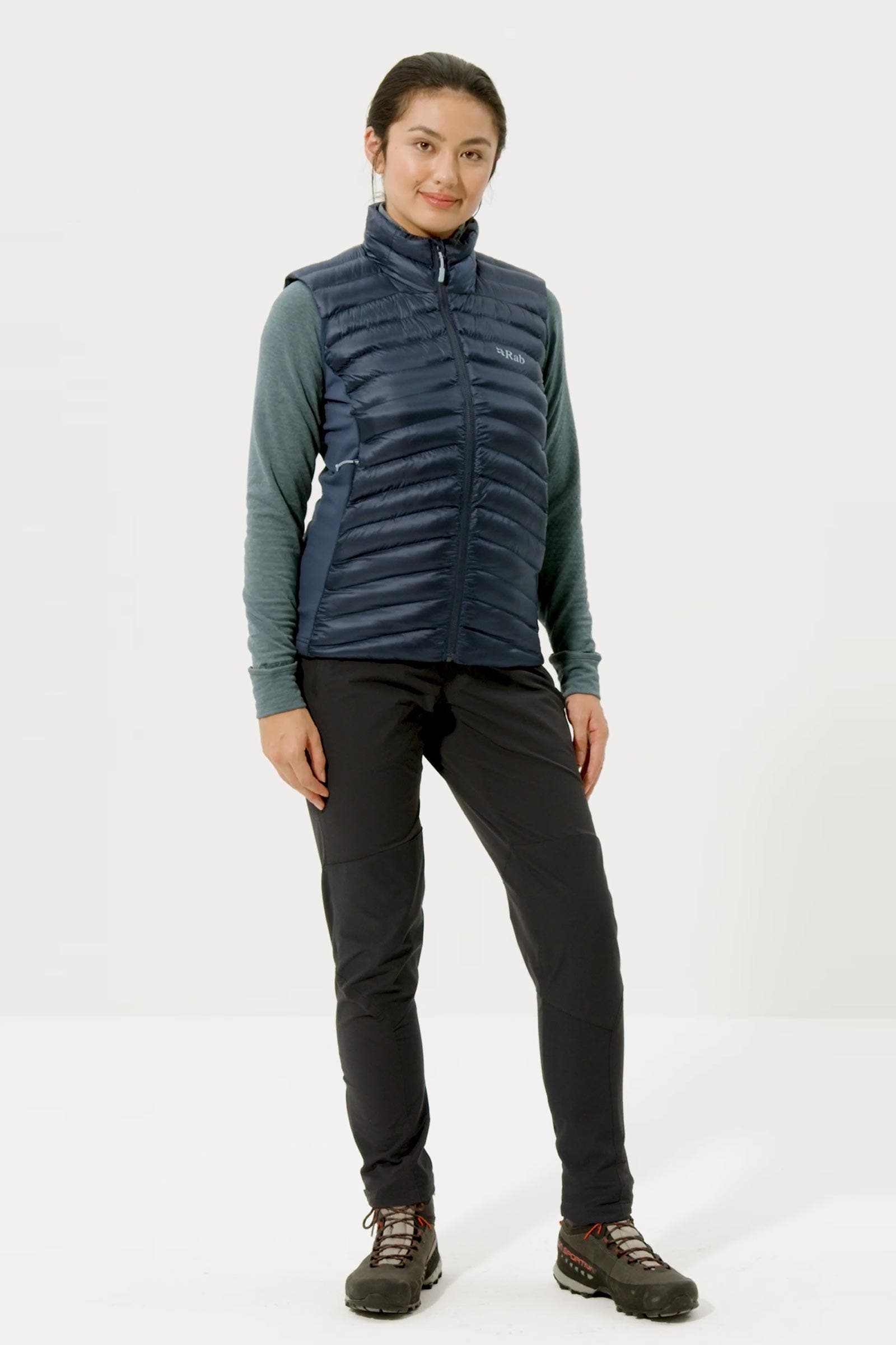 Women's Cinder Crimp Biking LS Tee