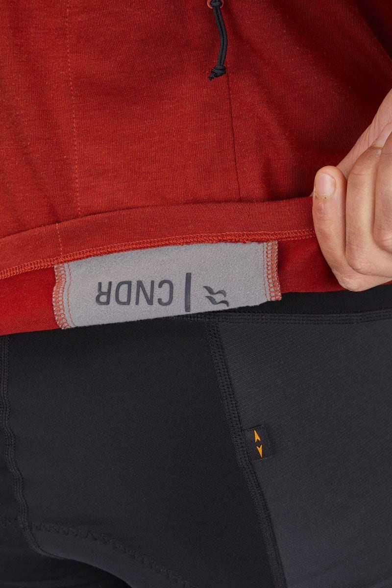 Men's Cindercrino Biking Zip Tee