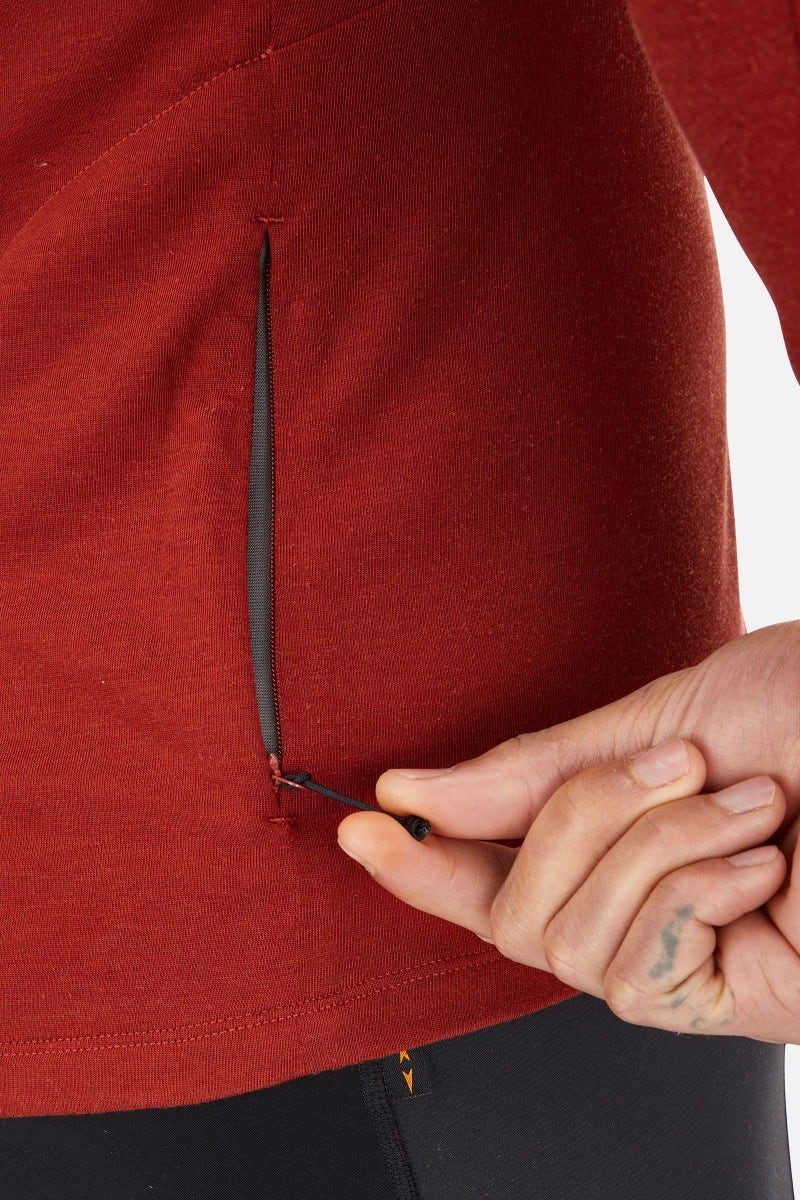 Men's Cindercrino Biking Zip Tee