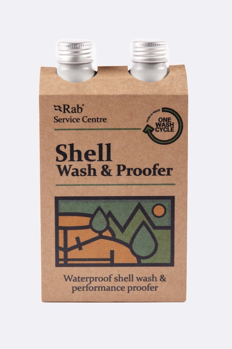 Shell Wash and Proofer Twin Pack (225ml/3 washes) - Rab® EU