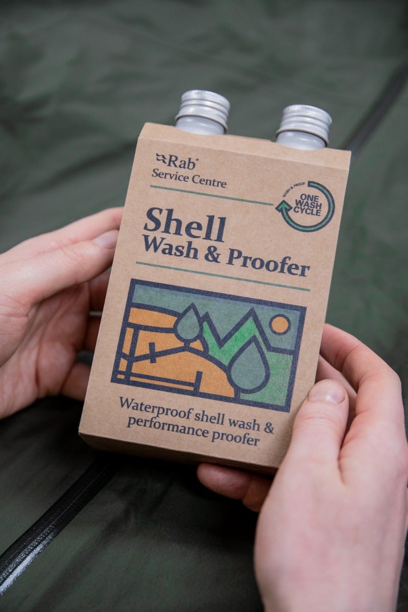 Shell Wash and Proofer Twin Pack (225ml/3 washes) - Rab® EU