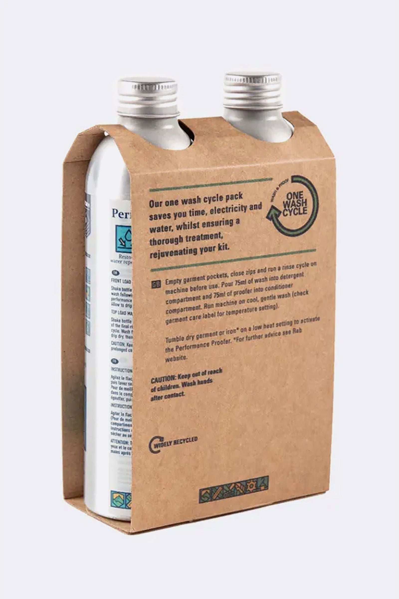 Shell Wash and Proofer Twin Pack (225ml/3 washes) - Rab® EU