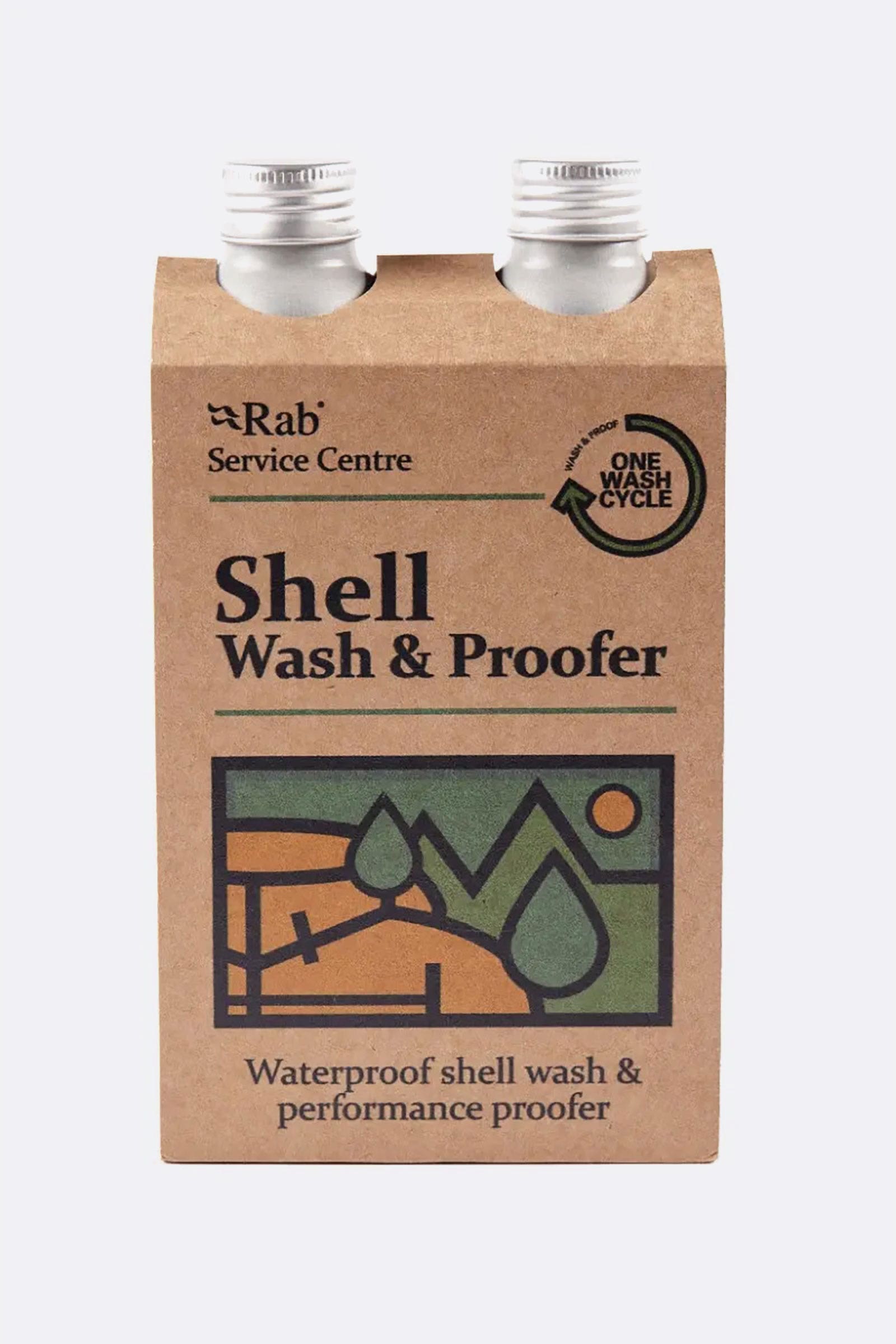 Shell Wash and Proofer Twin Pack (225ml/3 washes) - Rab® EU