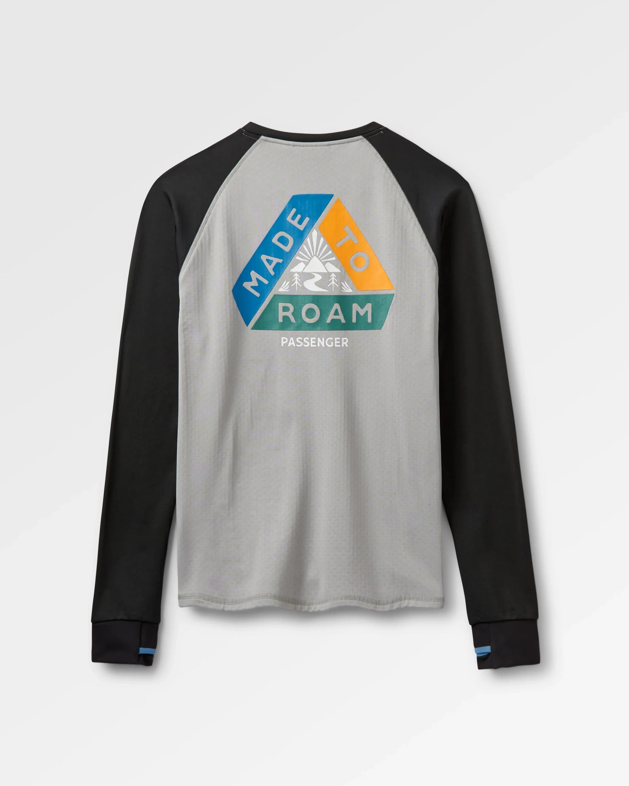 Alpine Recycled Base Layer LS T-Shirt - Black/Grey