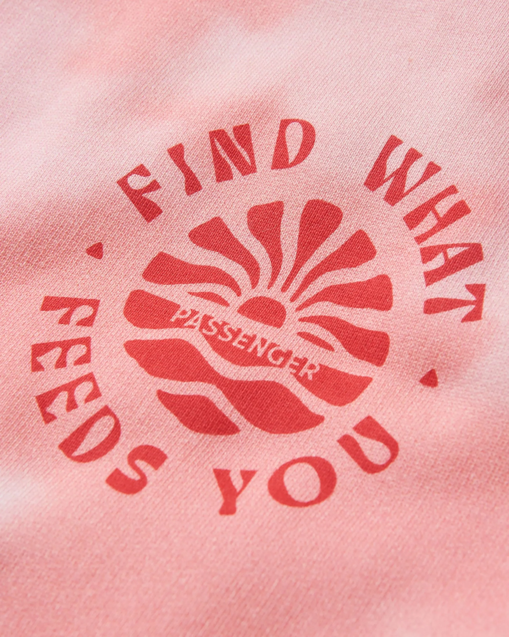 Rediscover Organic Cotton Sweatshirt - Tie Dye Shell Pink