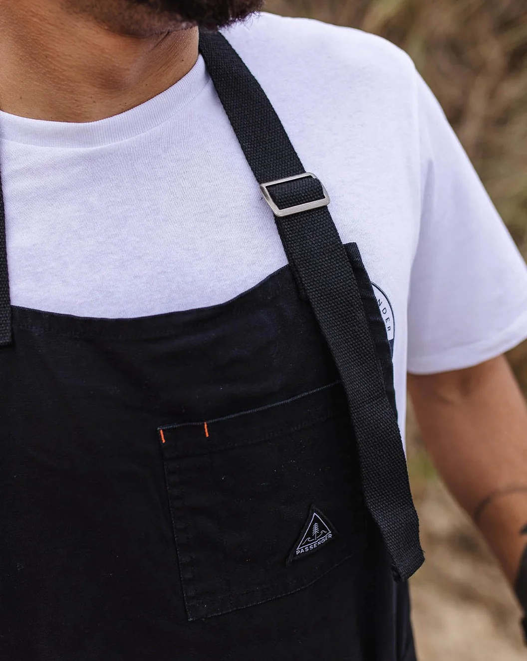 Yard Organic Cotton Denim Apron - Black