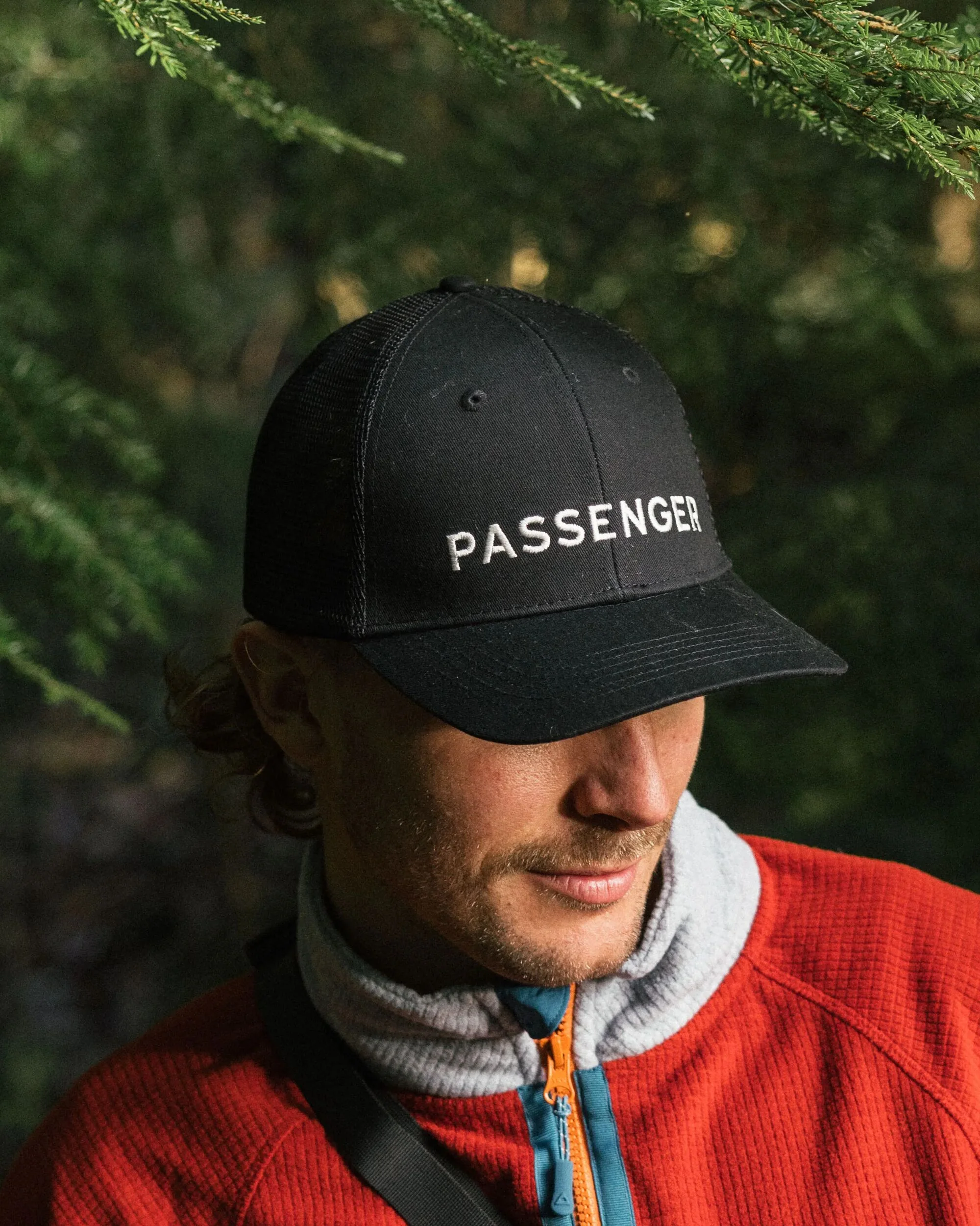 Passenger Recycled Cotton Trucker Cap - Black