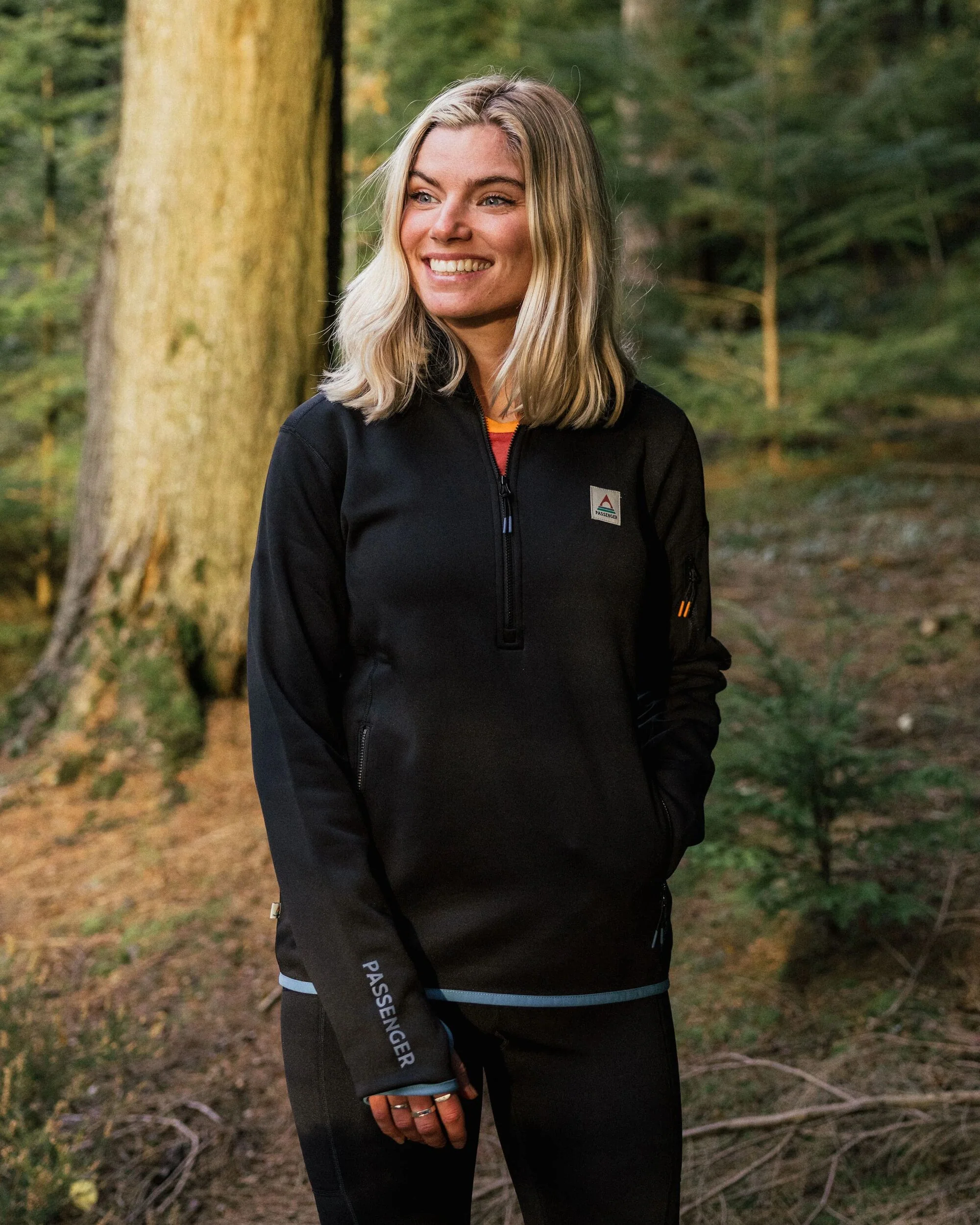 Women's Wintergreen Recycled Polartec Fleece Pullover - Black
