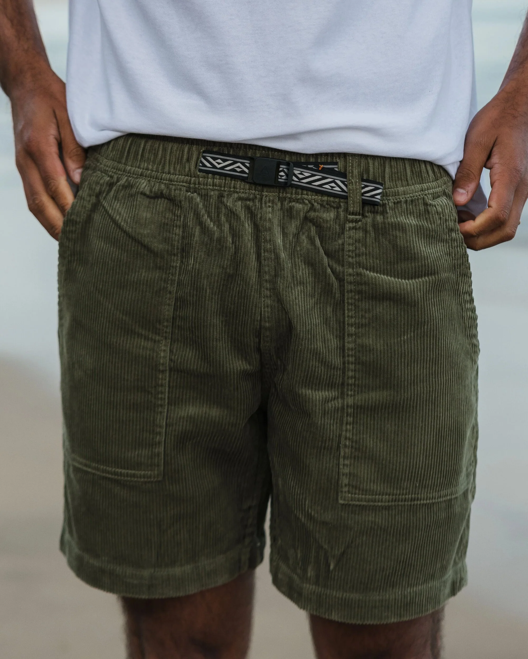 Topanga Cord Short - Khaki