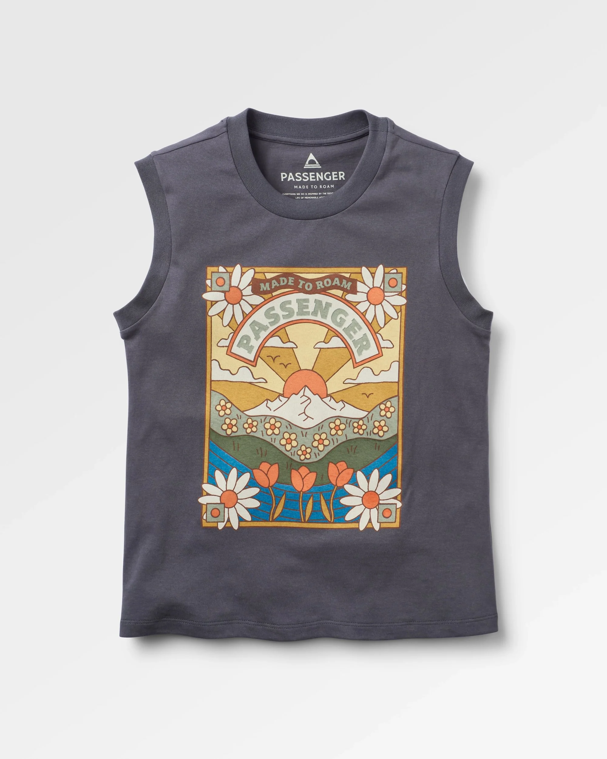 Seasonal Recycled Cotton Vest - Charcoal