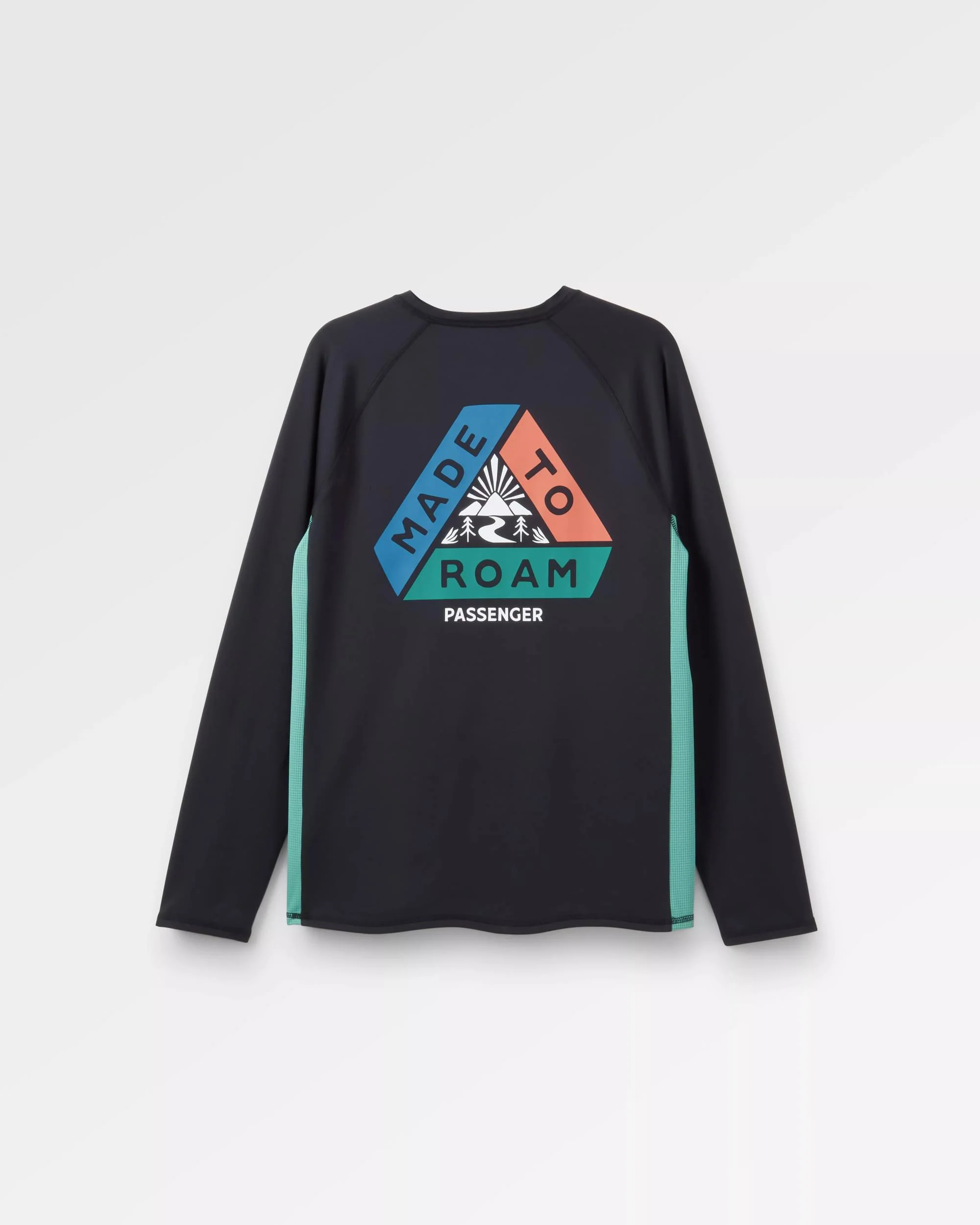 Range Recycled Active LS T-shirt - Black