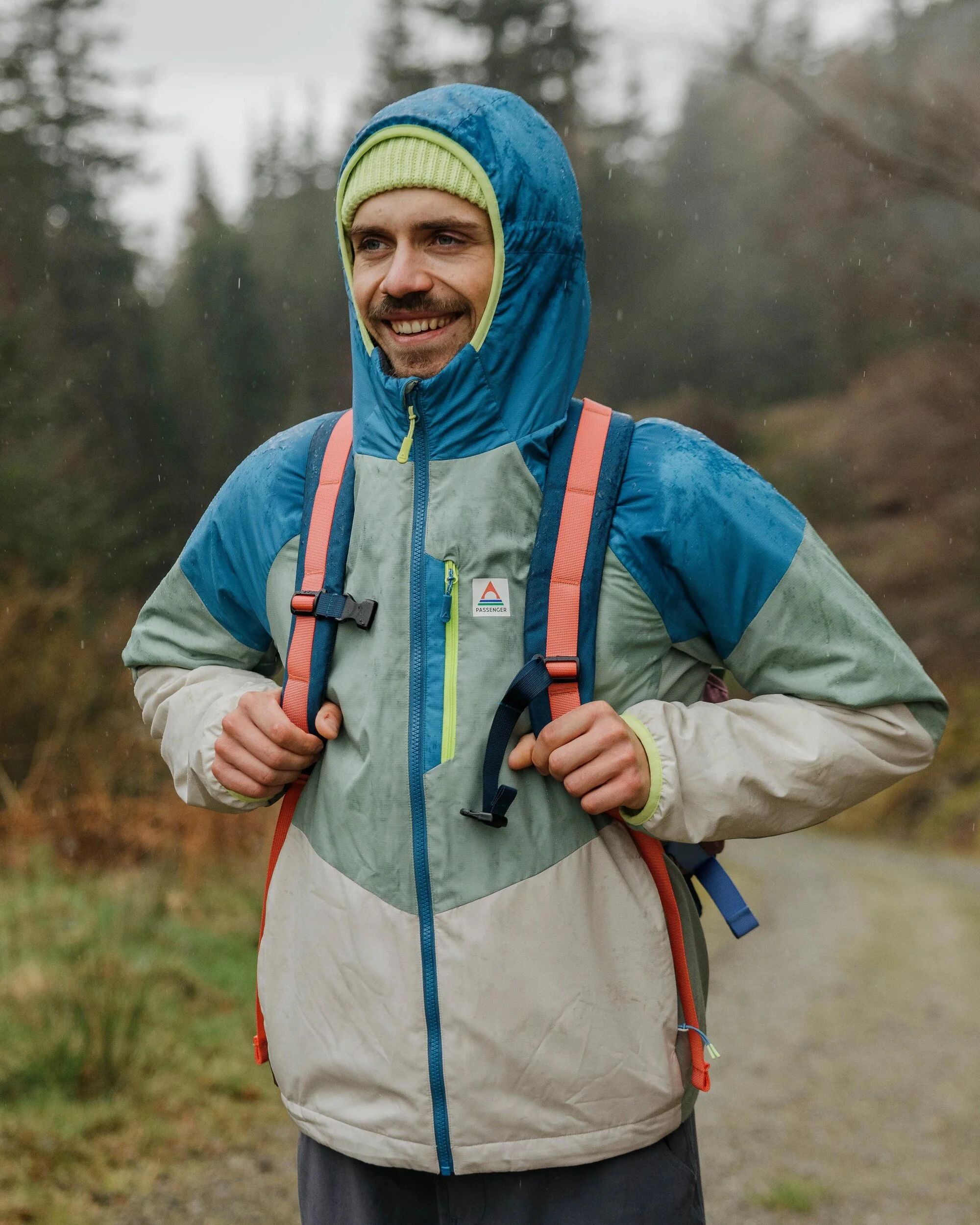 Daybreak Lightweight Men's Recycled Thermore Insulated Jacket - Pistachio/Blue Steel