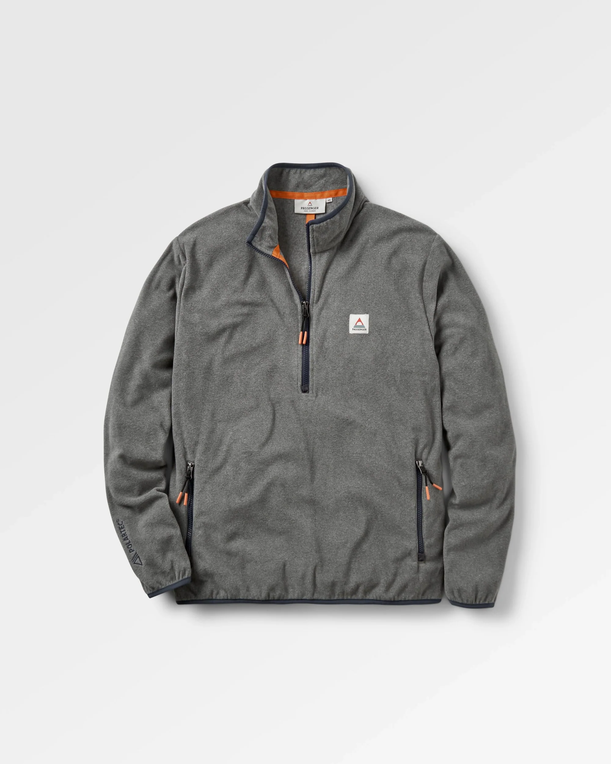 Switchback Recycled Micro Polartec Fleece - Grey Marl 2