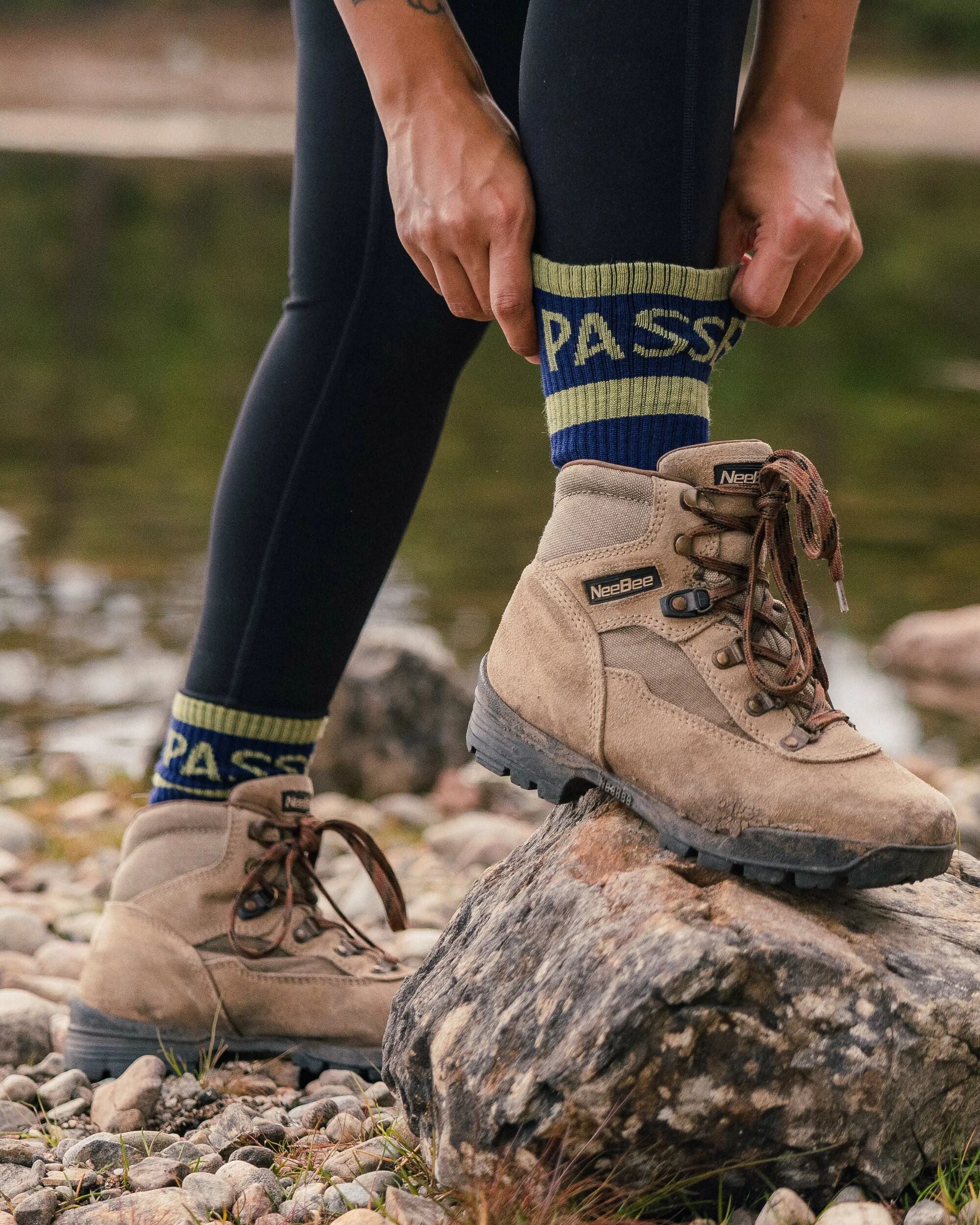 Sierra Active Socks - Tidal Blue