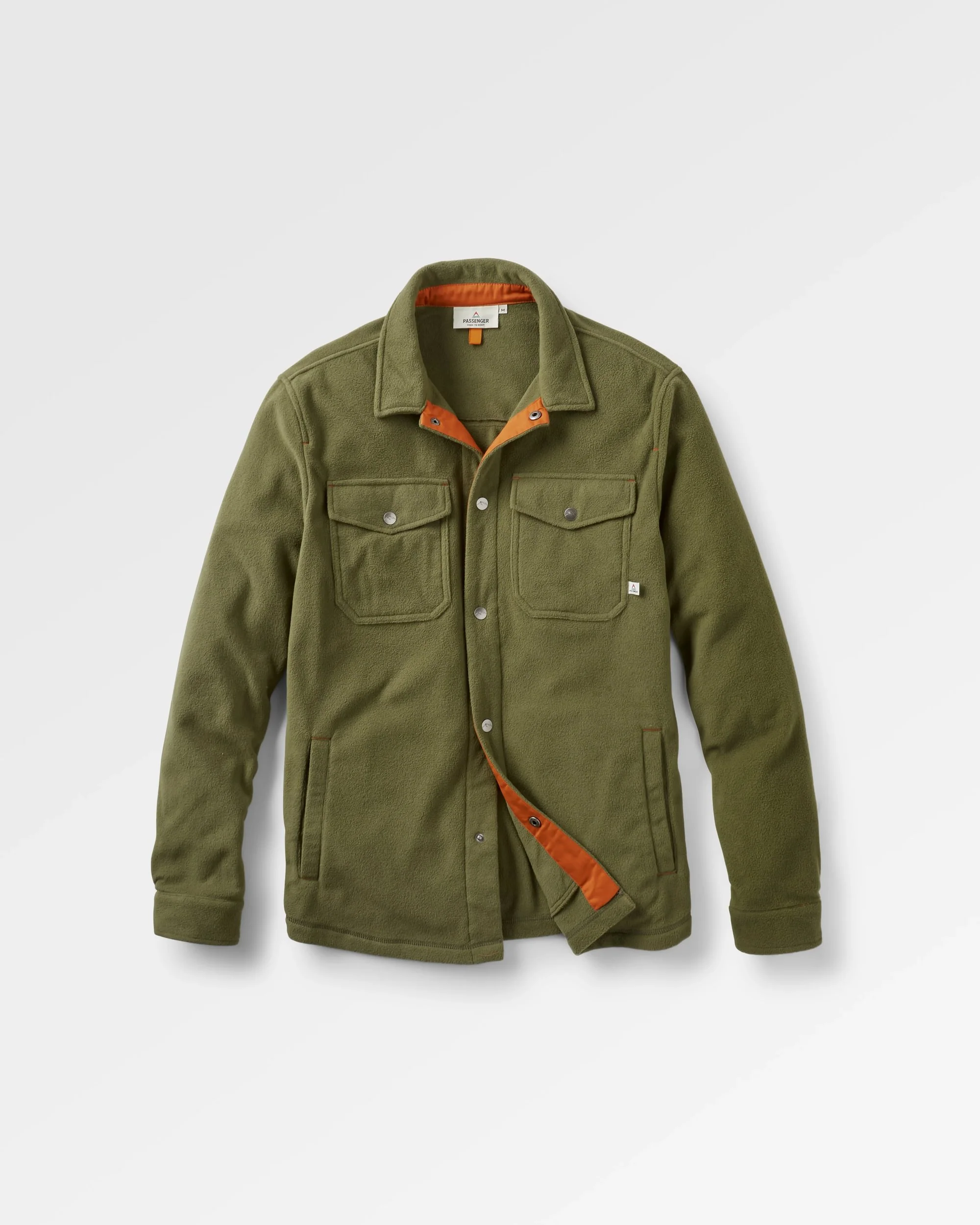 Maple Recycled Polar Fleece Shirt - Khaki
