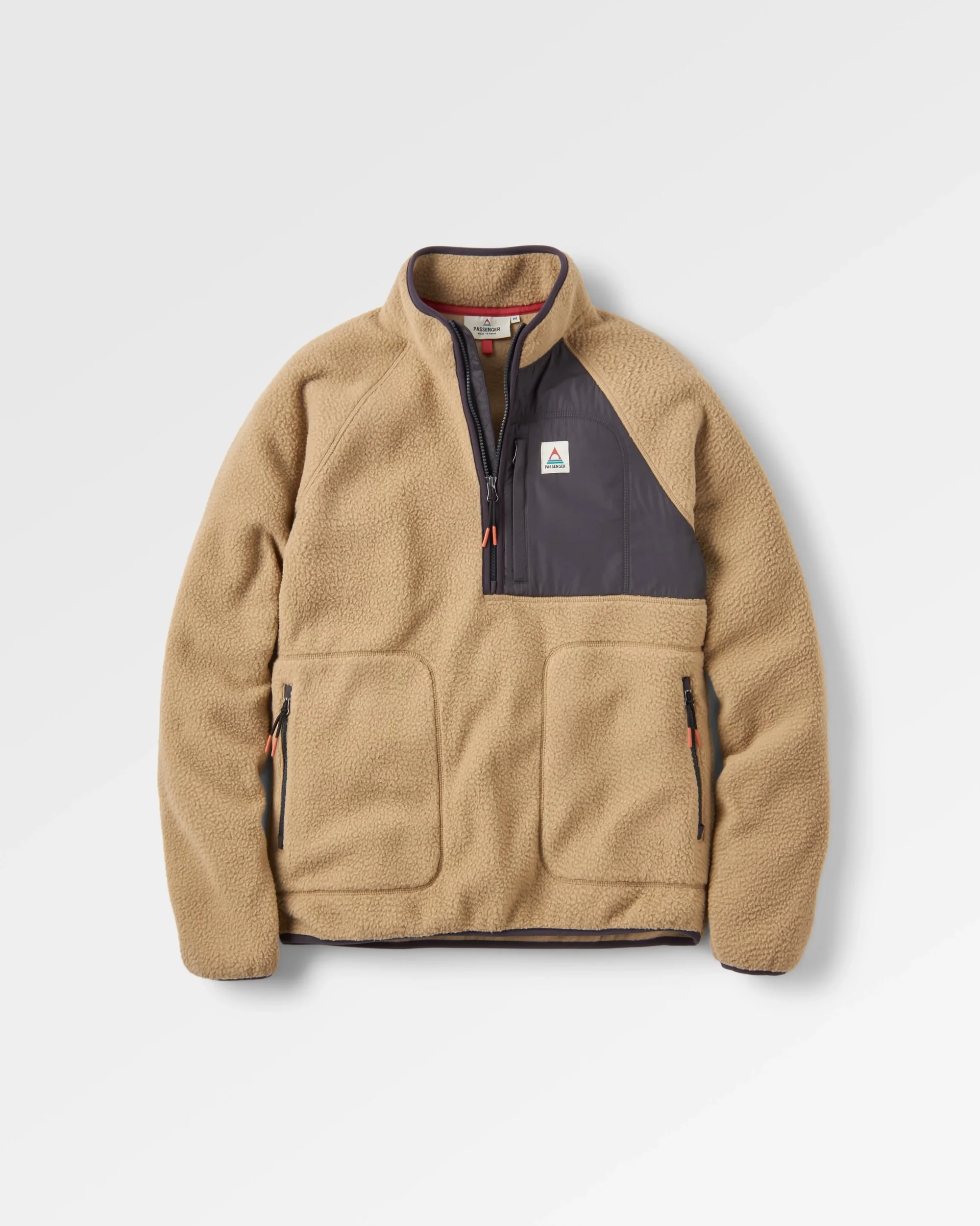 Offgrid 2.0 1/2 Zip Recycled Sherpa Fleece - Biscuit